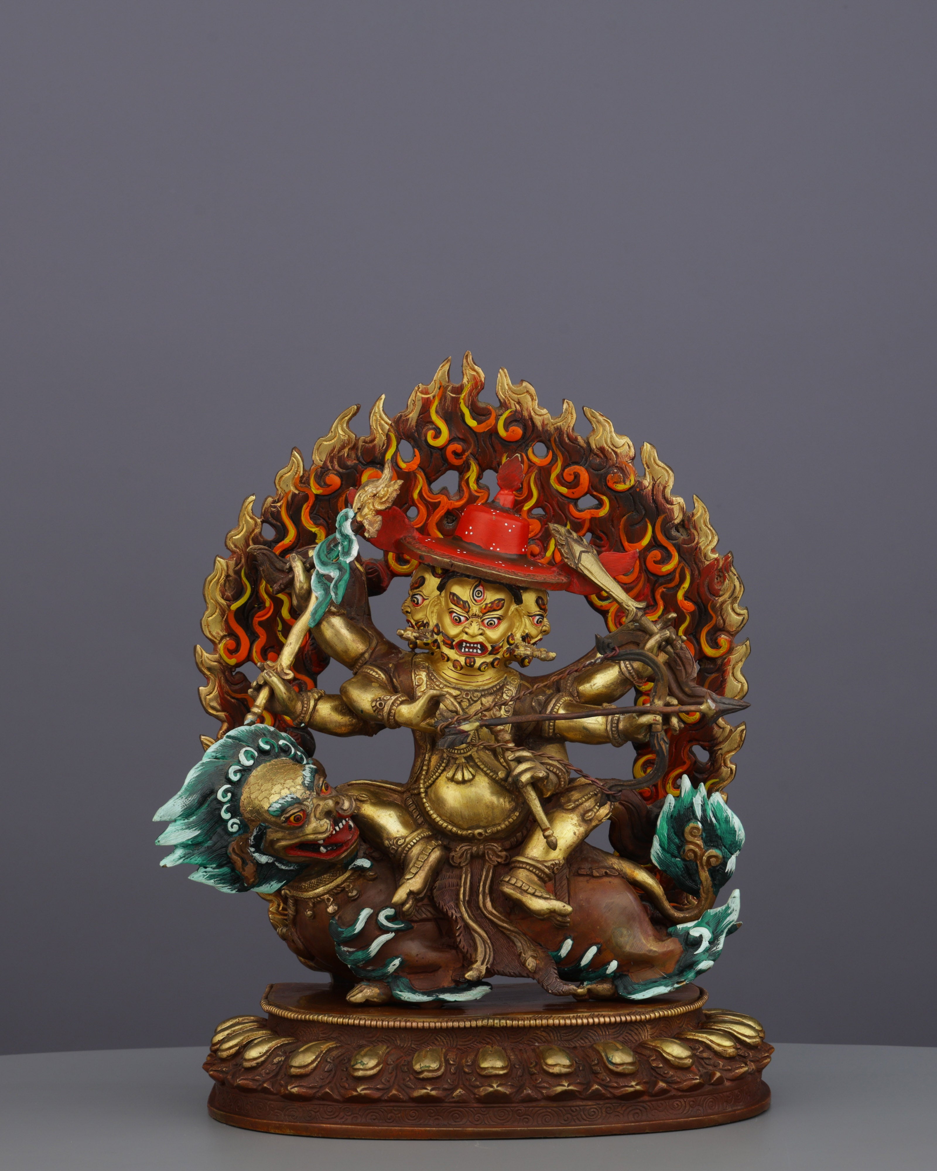 Pehar Gyalpo Statue | Guardian Deity of Tibetan Buddhism