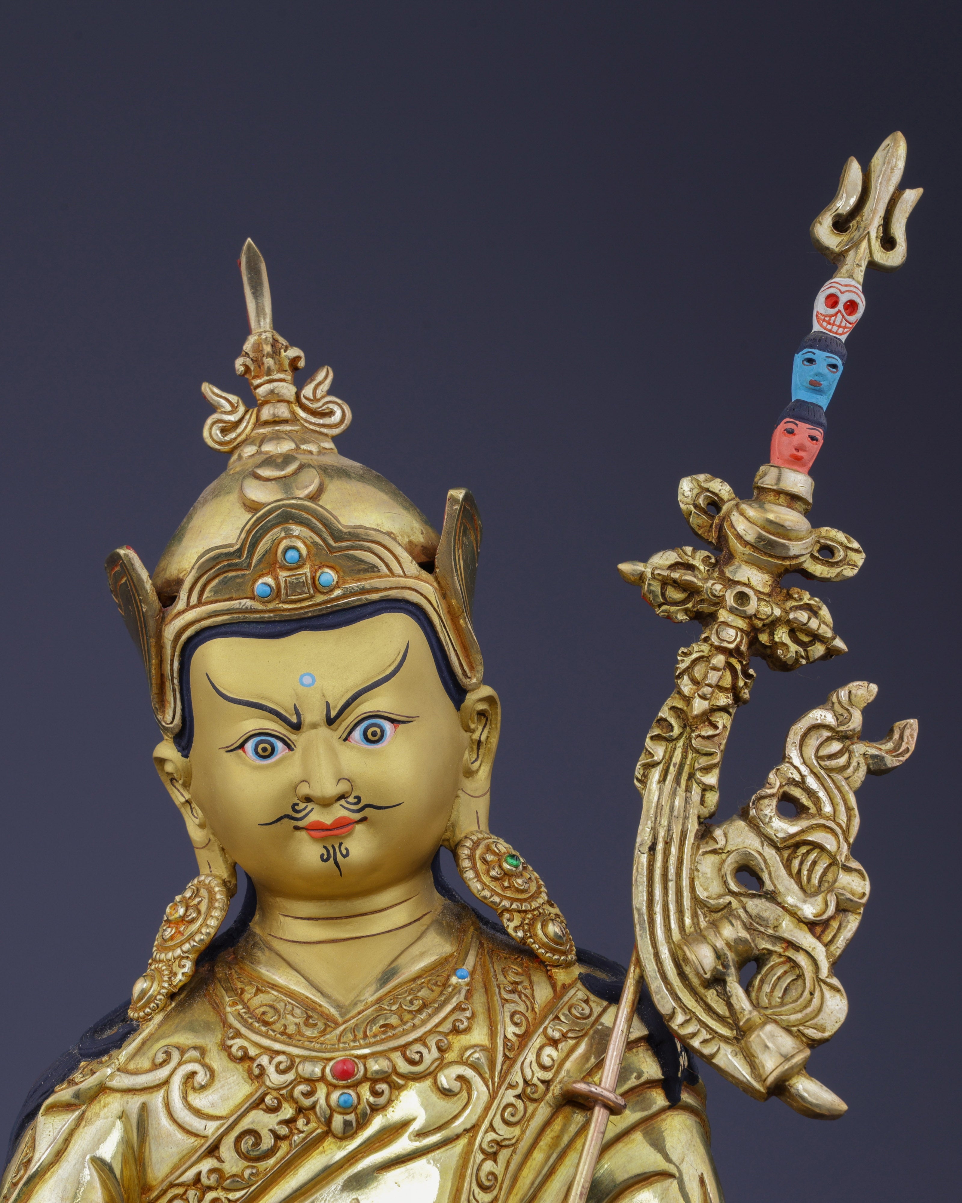 The Golden Treasure | Authentic Guru Rinpoche Padmasambhava Statue