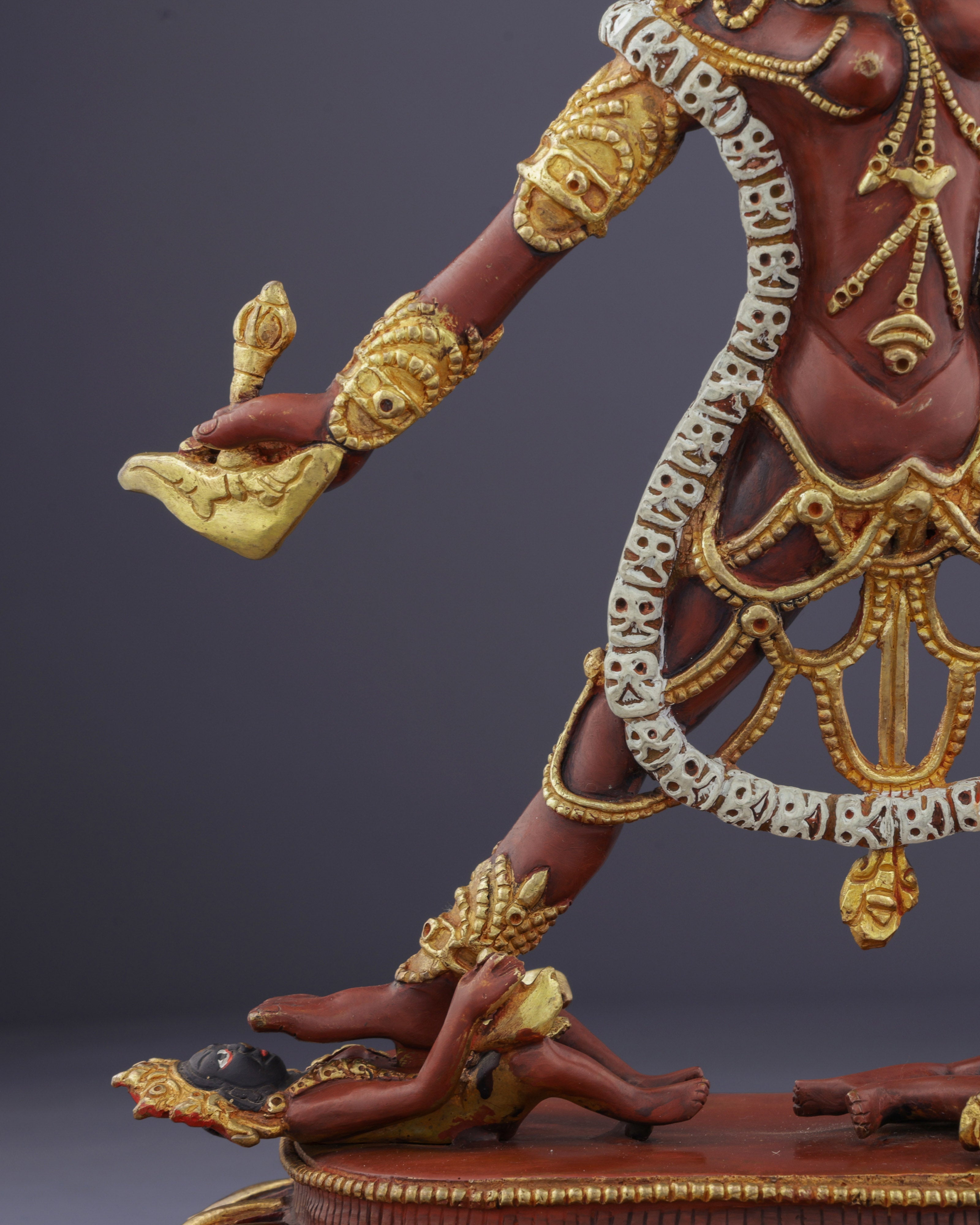 The Fierce Dakini | Nepalese Handmade Vajrayogini Statue