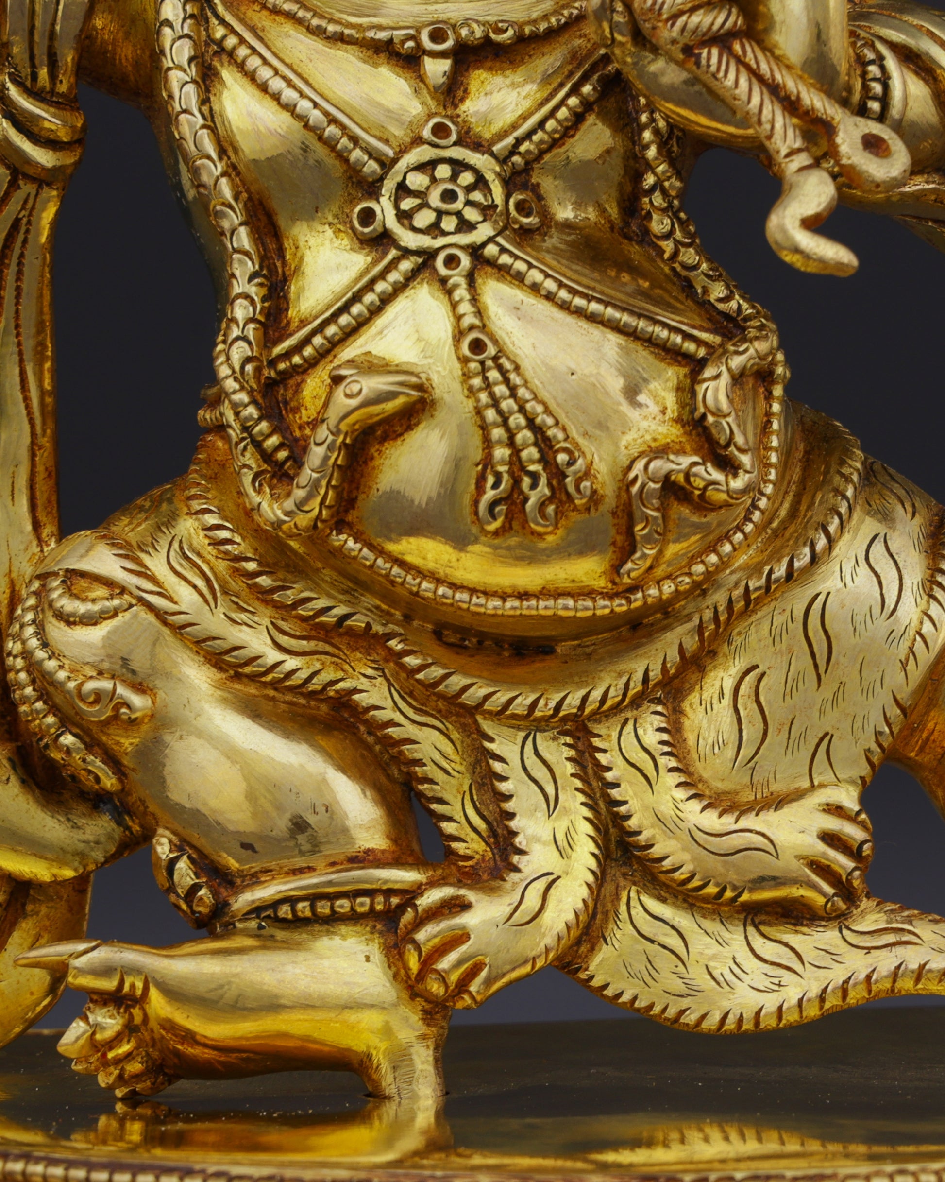 The Divine Guardian | Nepalese Handmade Vajrapani Statue - Authentic Handcrafted Statue