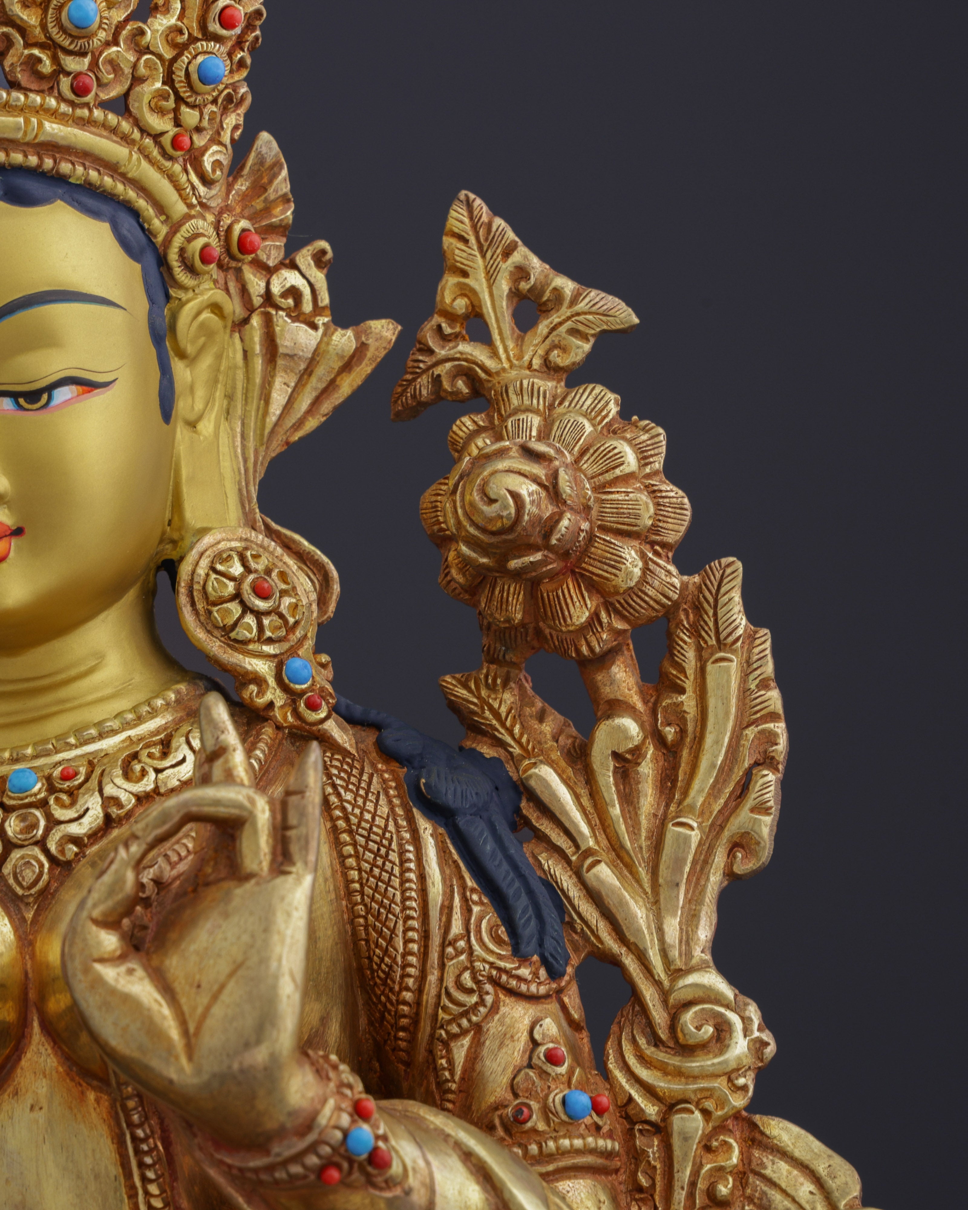Sacred Green Tara | A Masterpiece of Nepalese Artistry