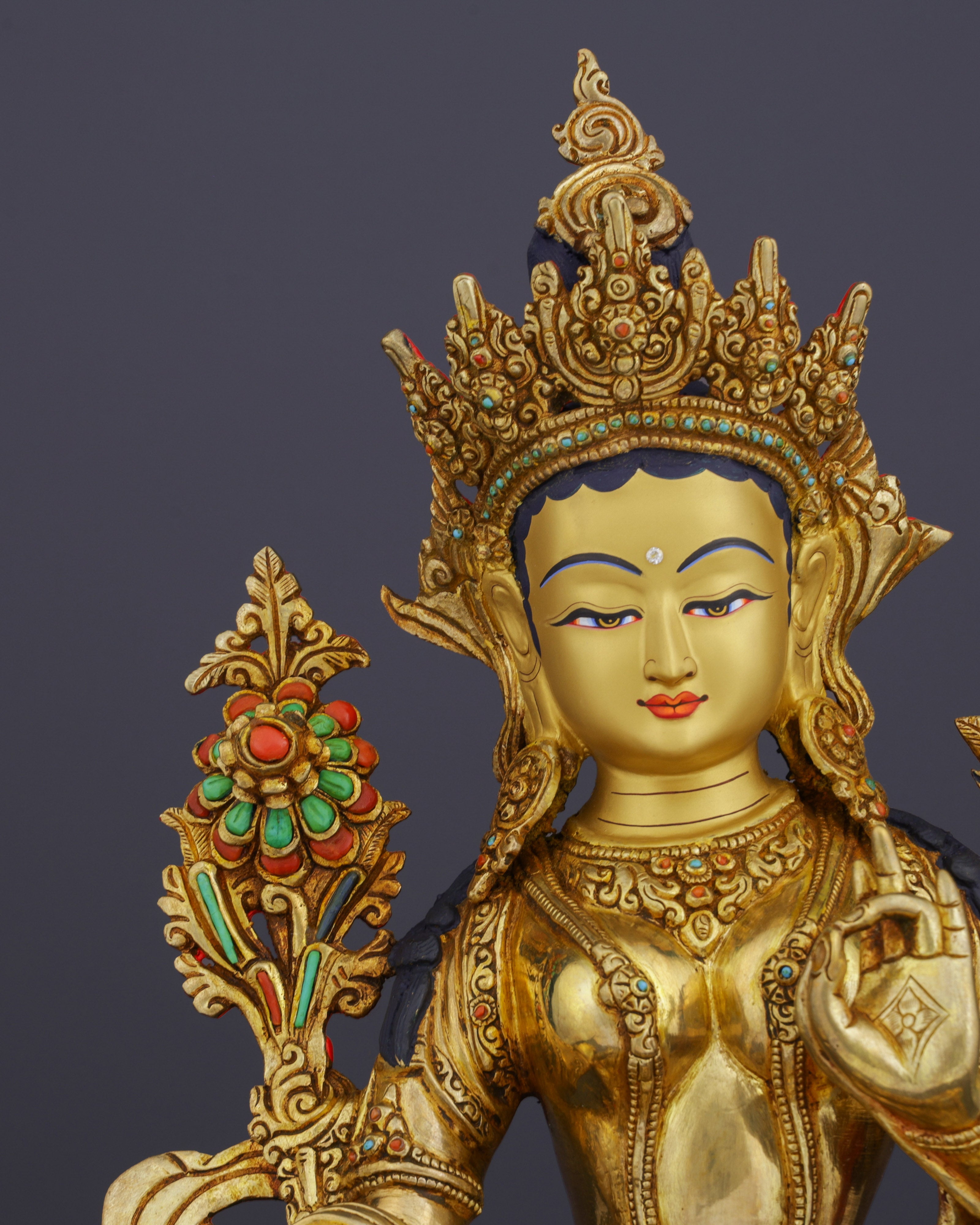 Divine Compassion | The Exquisite Green Tara Handcrafted Statue