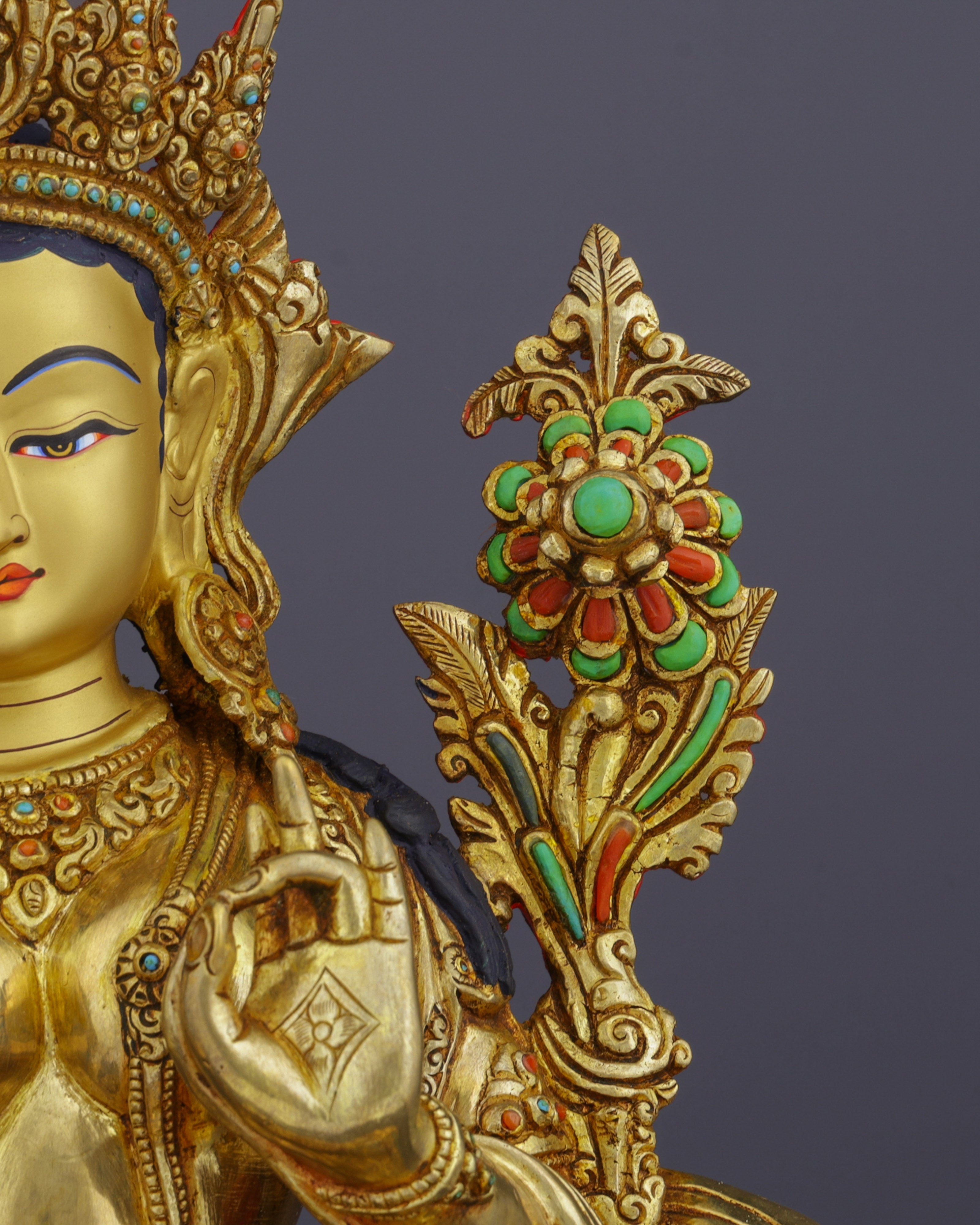 Divine Compassion | The Exquisite Green Tara Handcrafted Statue