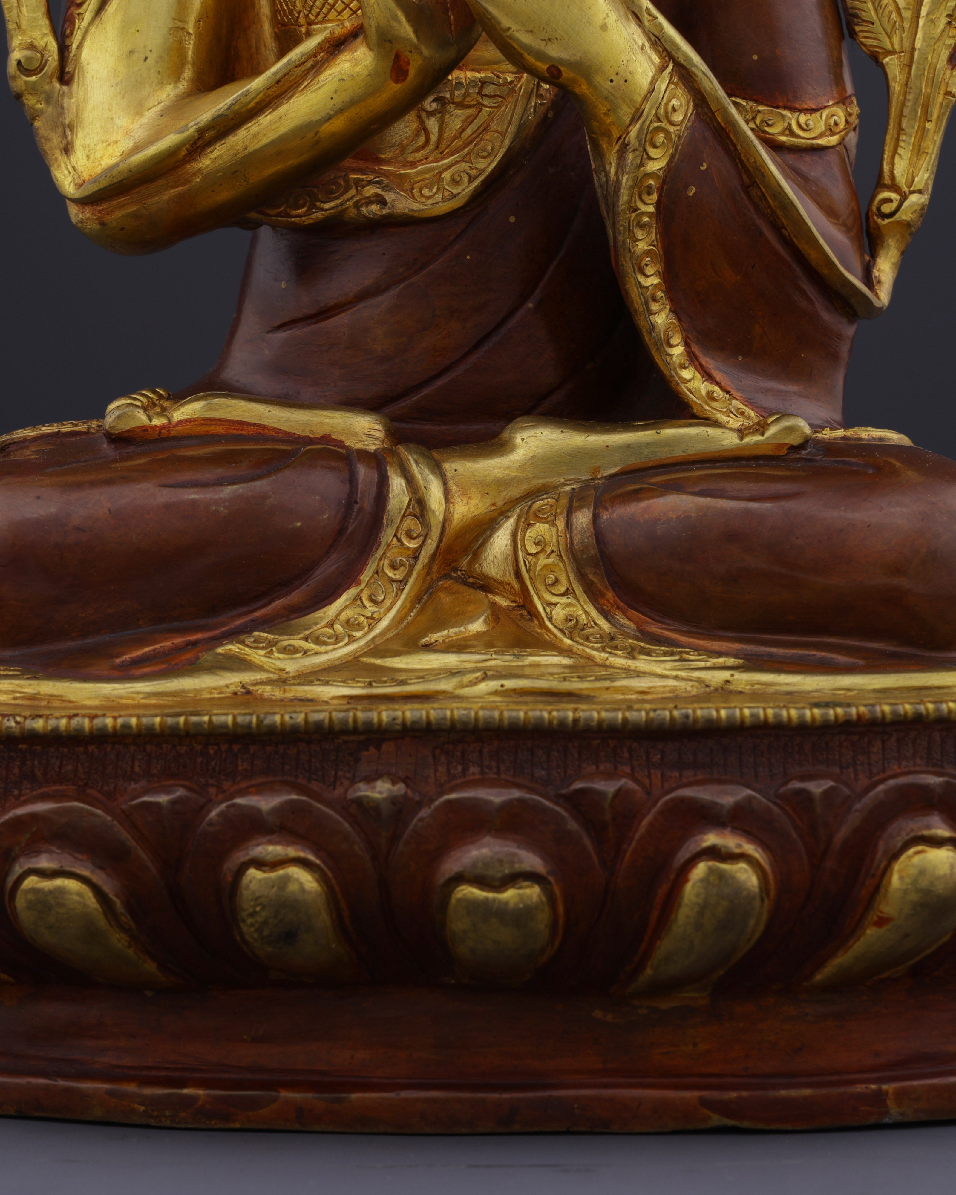 The Great Reformer | Nepalese Handmade Tsongkhapa Statue Set