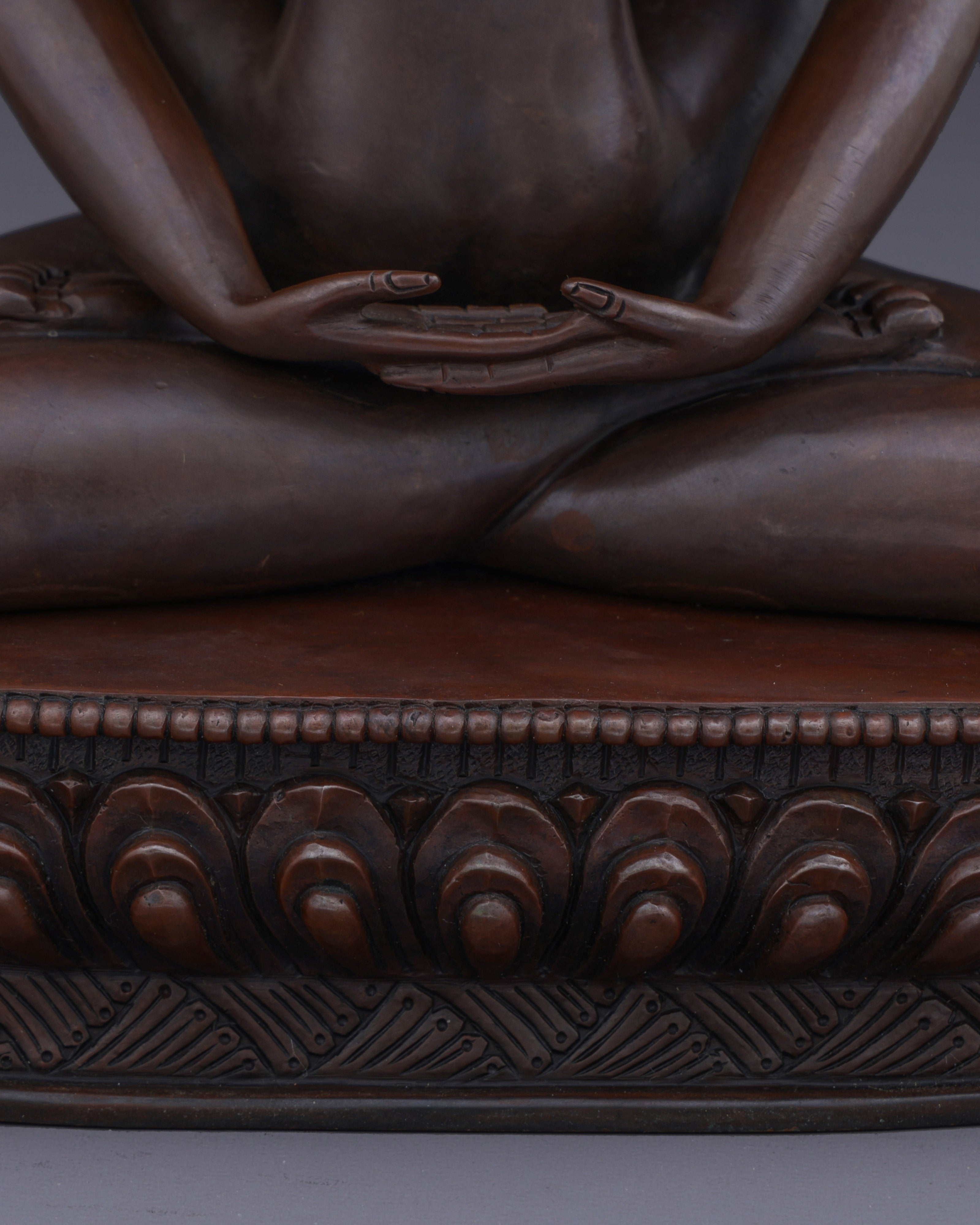 The Primordial Unity | Nepalese Handmade Oxidized Samantabhadra Union with Consort Statue