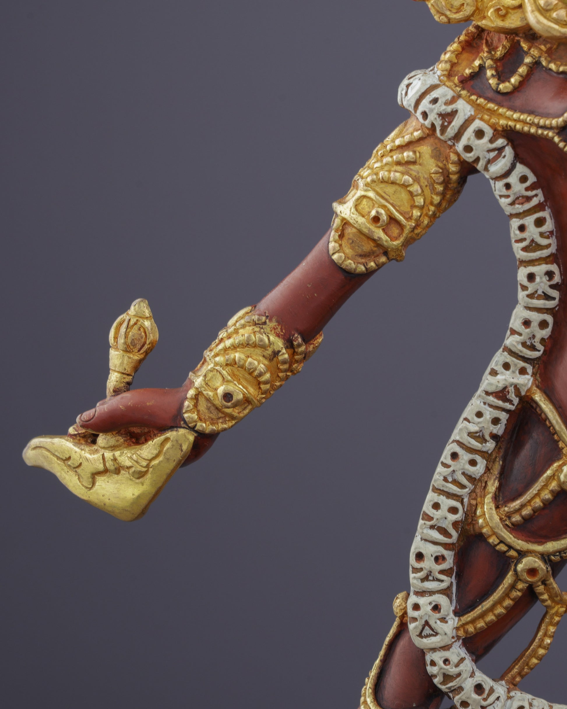 The Fierce Dakini | Nepalese Handmade Vajrayogini Statue - Authentic Handcrafted Statue