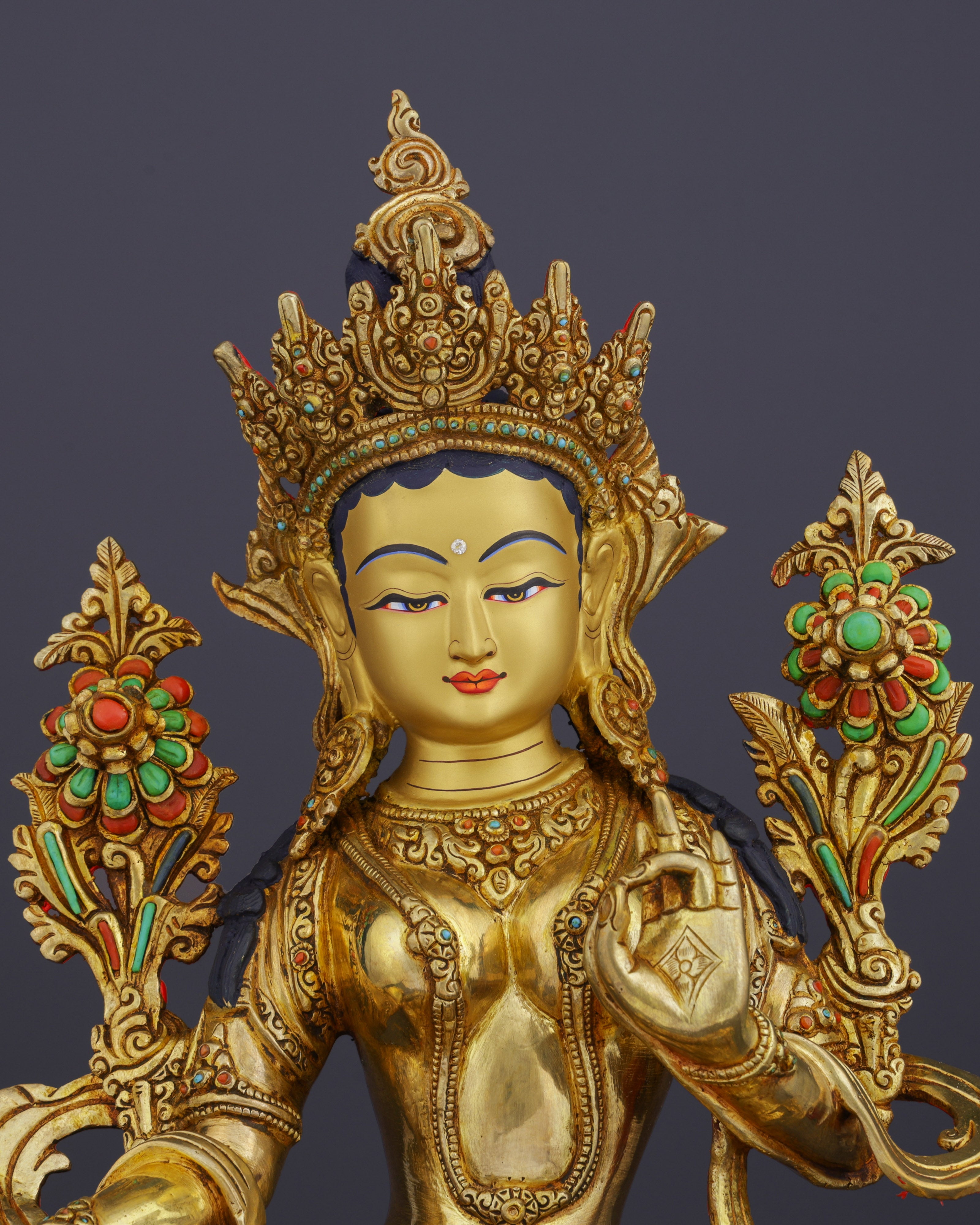 Divine Compassion | The Exquisite Green Tara Handcrafted Statue