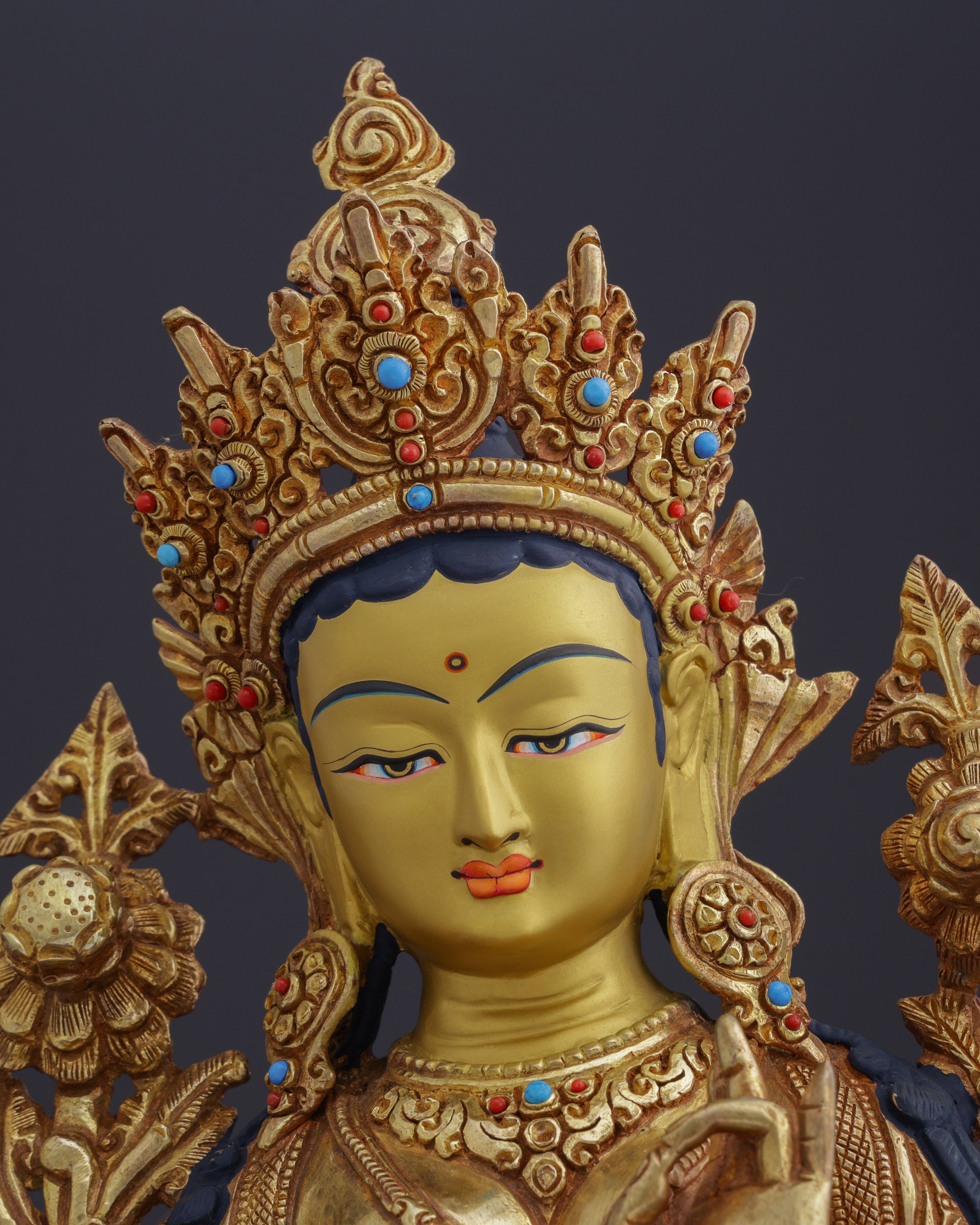 Sacred Green Tara | A Masterpiece of Nepalese Artistry