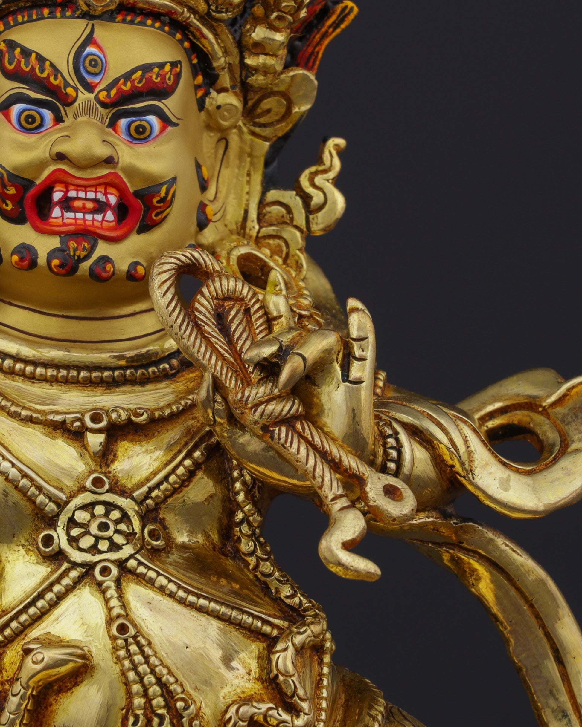 The Divine Guardian | Nepalese Handmade Vajrapani Statue - Authentic Handcrafted Statue