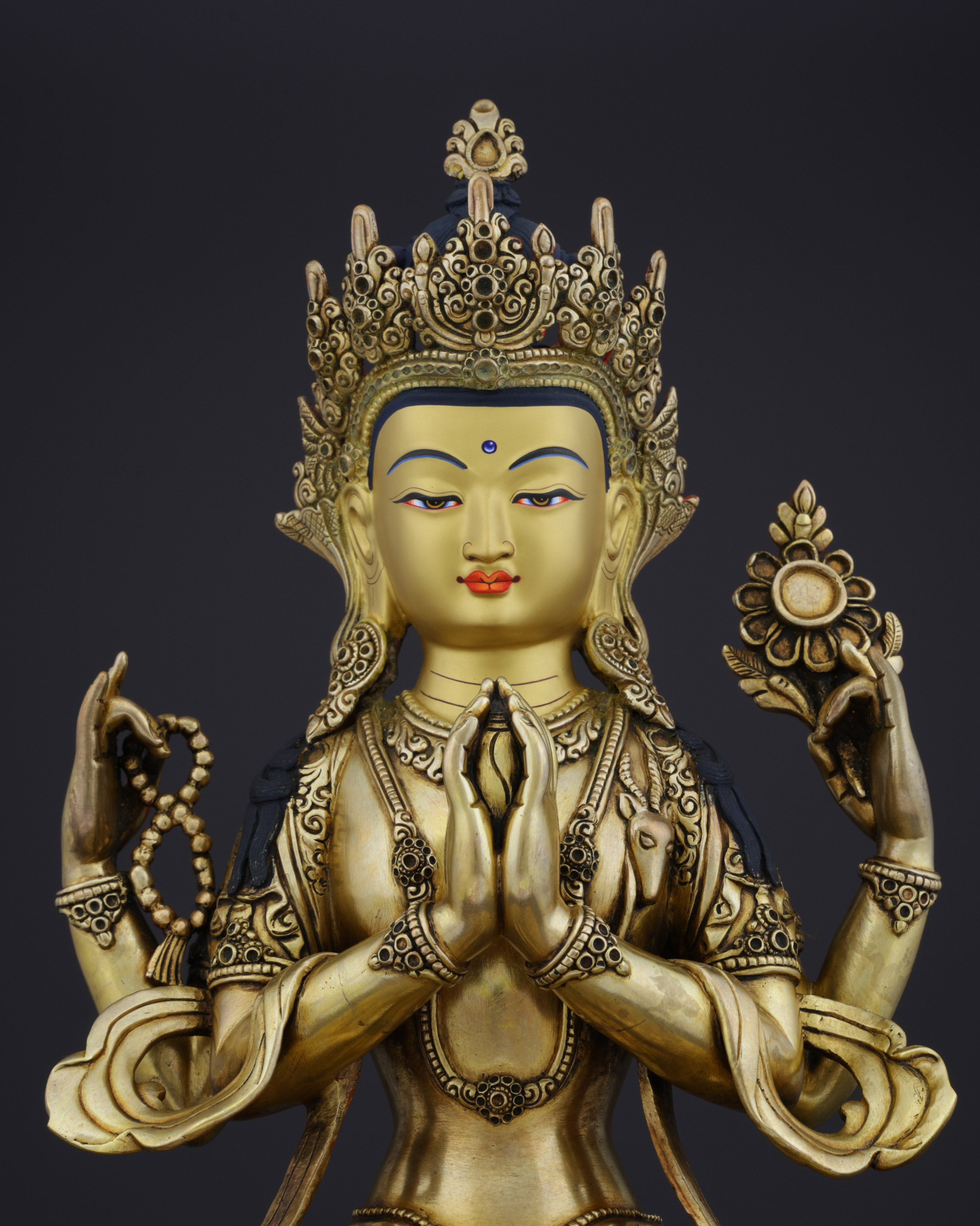 The Embodiment of Compassion | Handcrafted Chengresi Statue