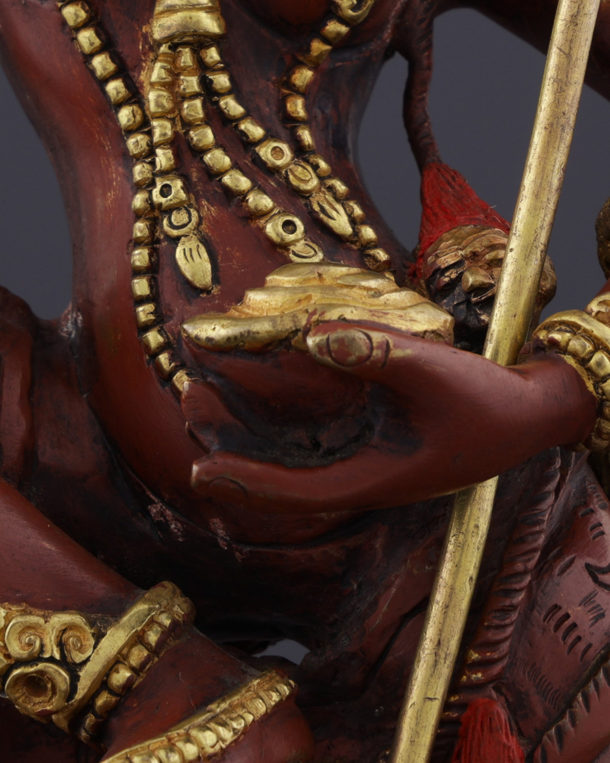The Sacred Guardian | Nepalese Handmade Simhamukha Statue - Authentic Handcrafted Statue
