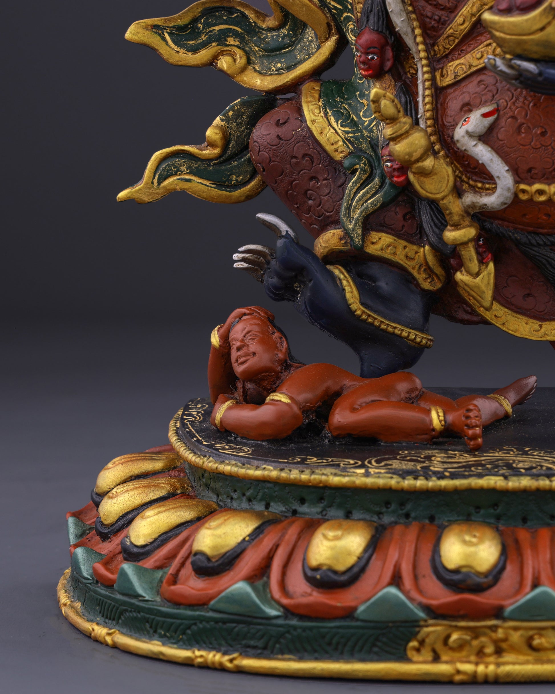 The Guardian of Sacred Transformation | Kajupa Mahakala - Authentic Handcrafted Statue