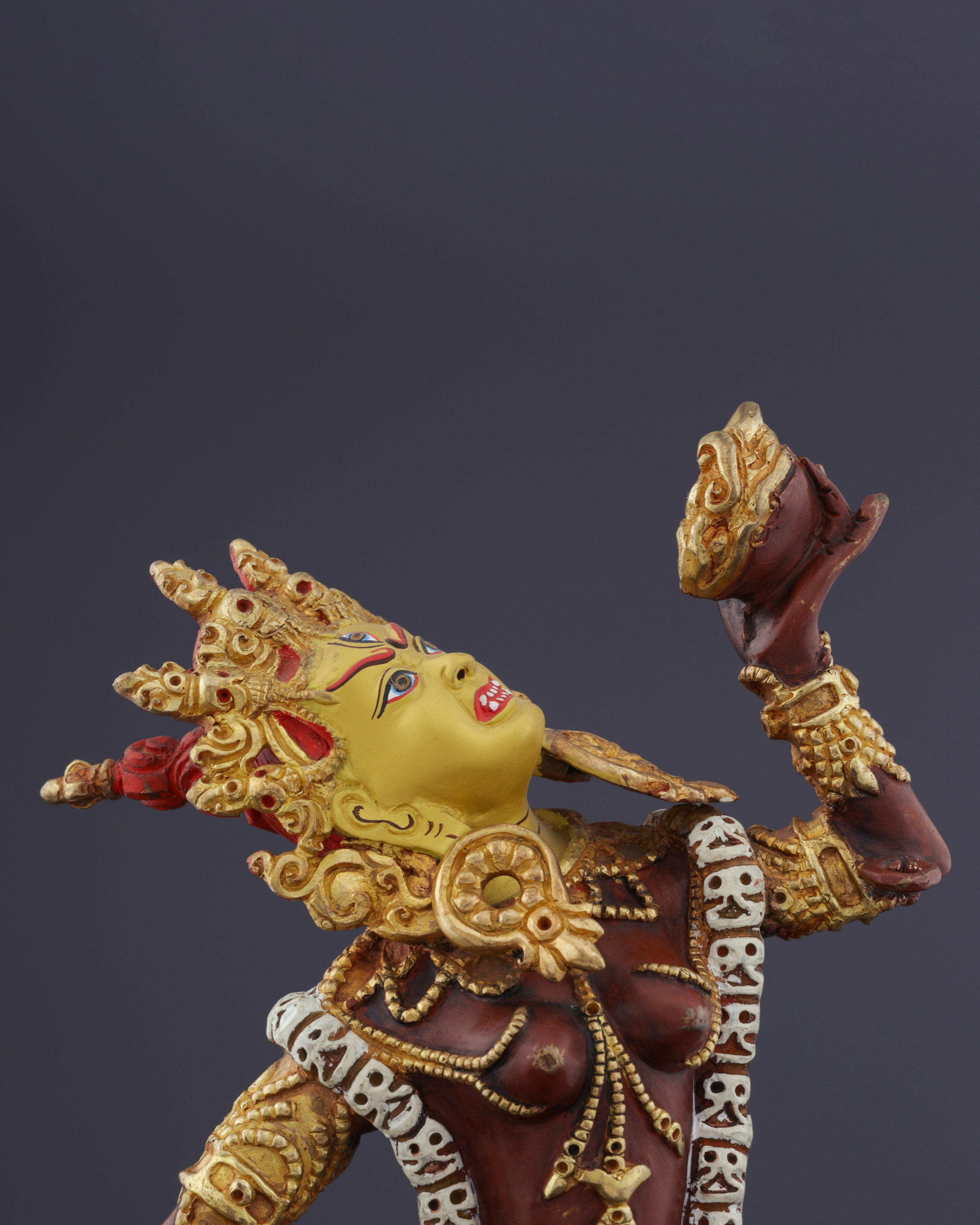 The Fierce Dakini | Nepalese Handmade Vajrayogini Statue