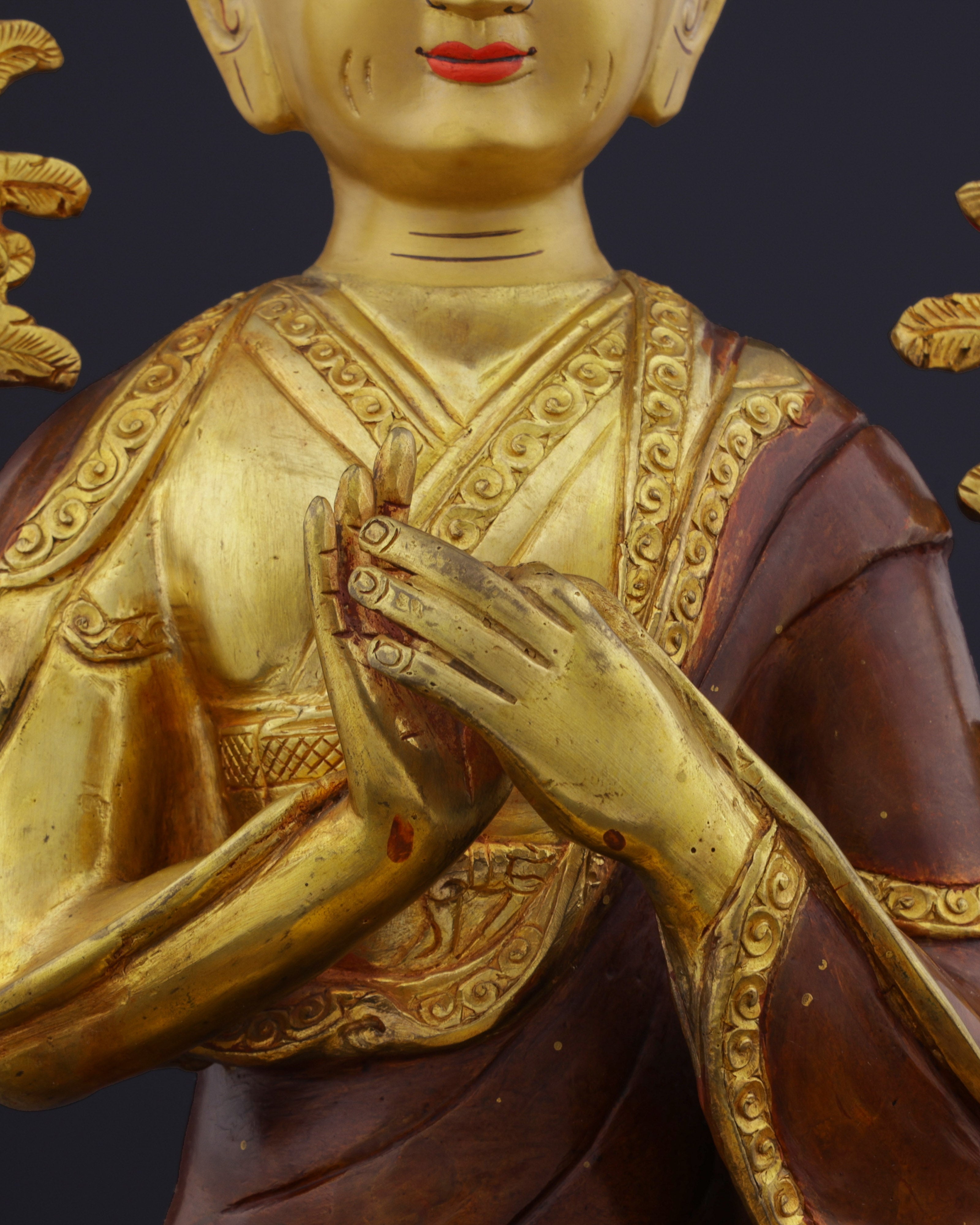 The Great Reformer | Nepalese Handmade Tsongkhapa Statue Set