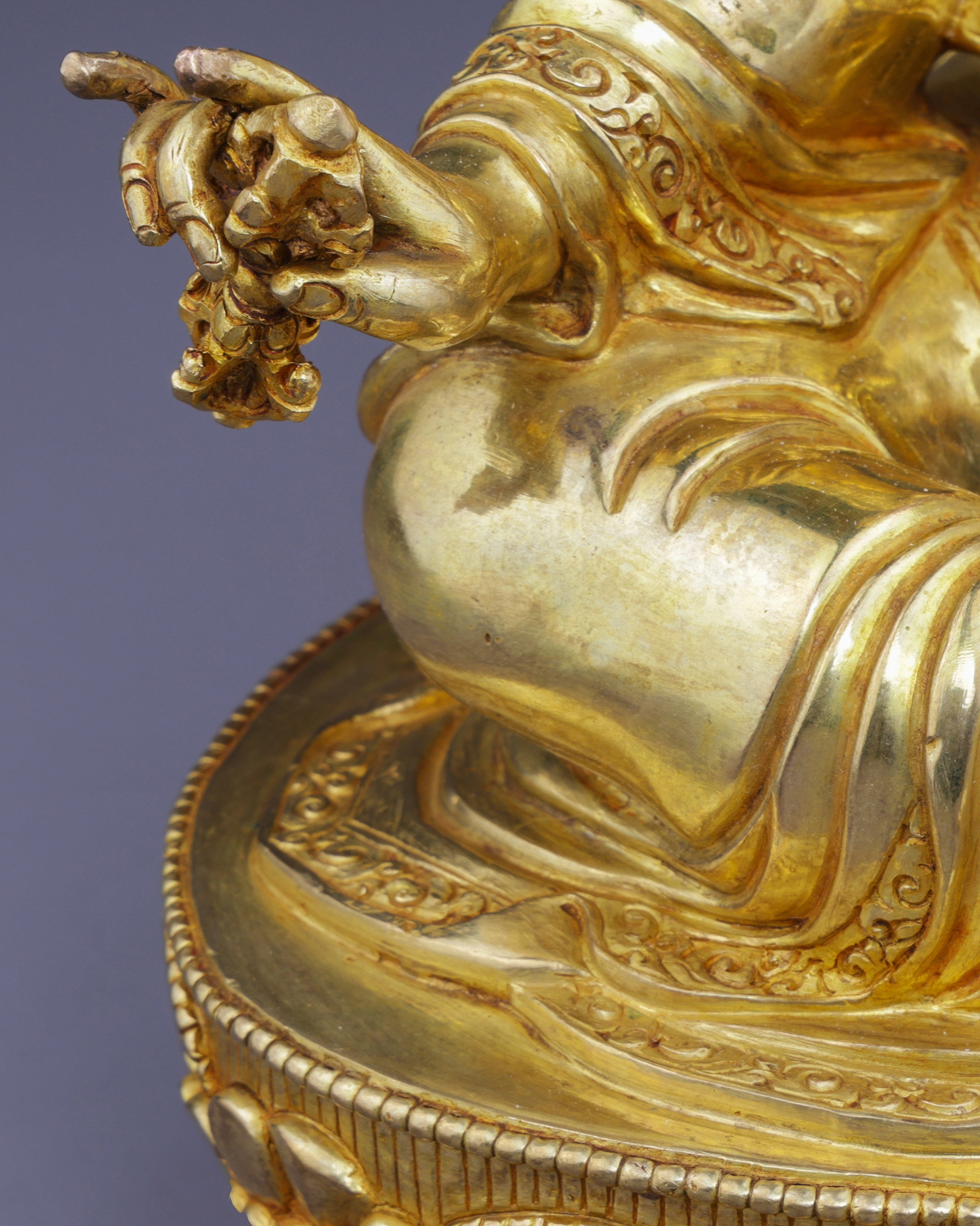 The Golden Treasure | Authentic Guru Rinpoche Padmasambhava Statue