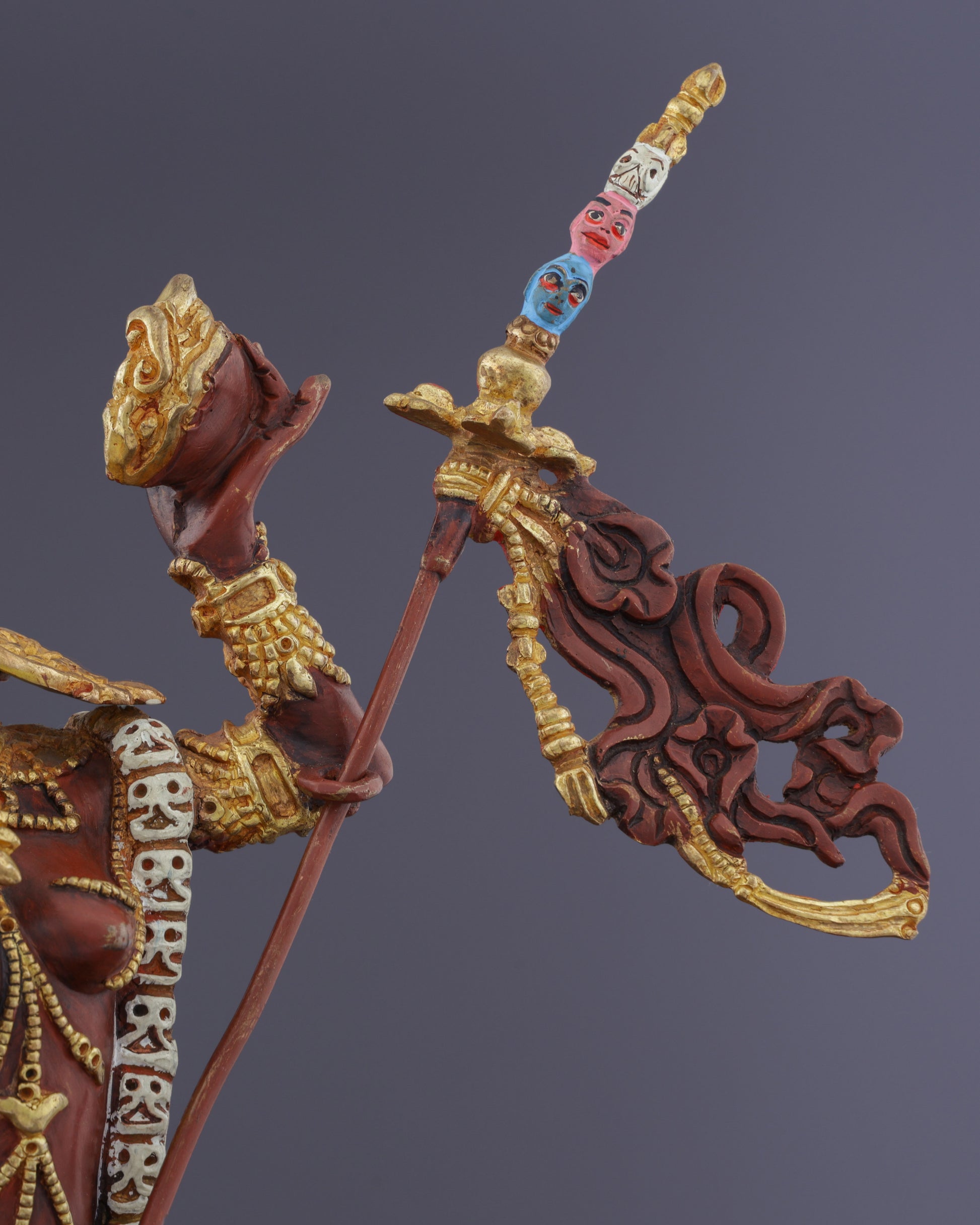 The Fierce Dakini | Nepalese Handmade Vajrayogini Statue - Authentic Handcrafted Statue