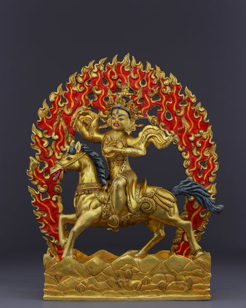 The Divine Protector | Handcrafted Achi Chokyi Drolma Statue