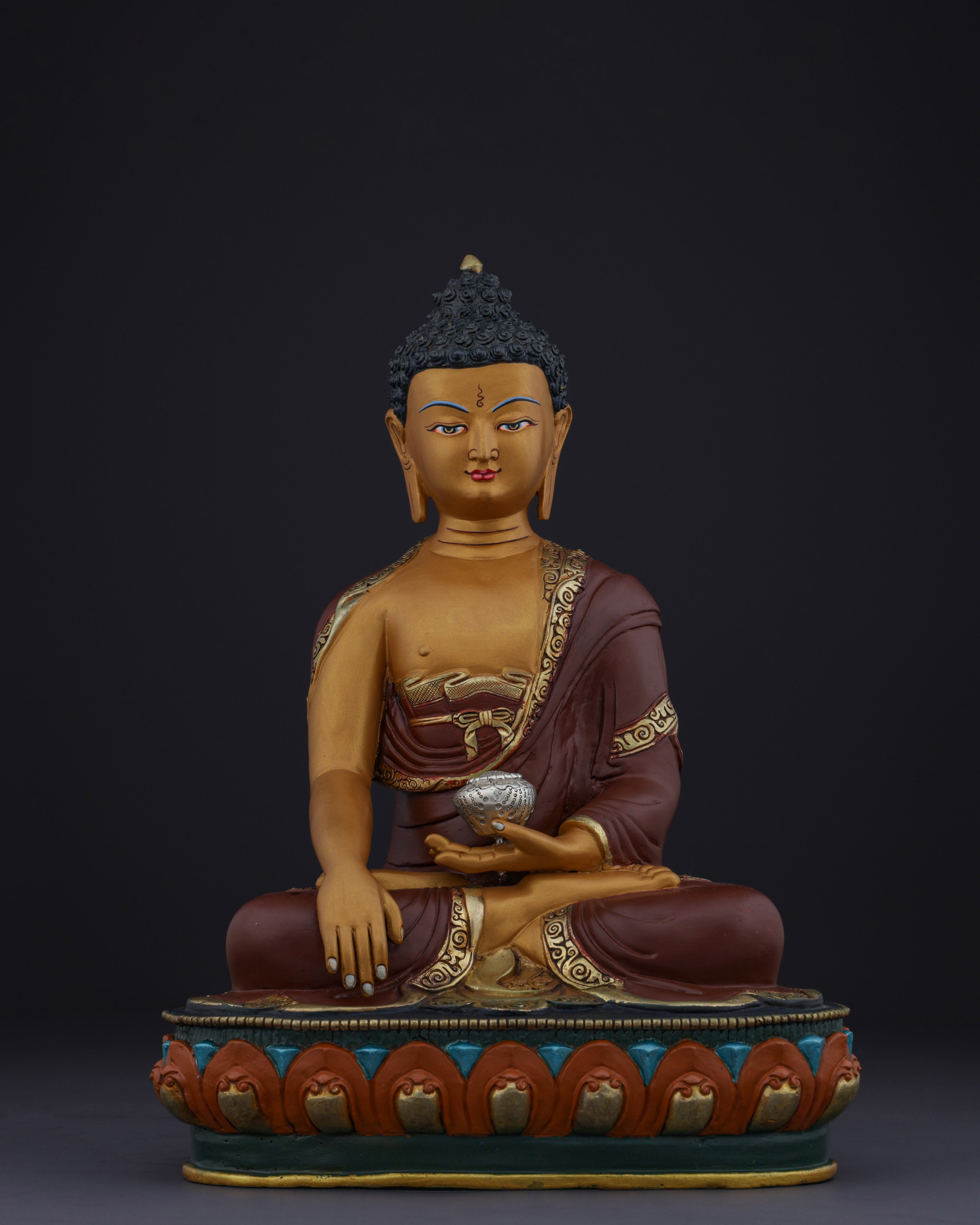 The Enlightened One | Nepalese Handmade Sakyamuni Buddha Statue