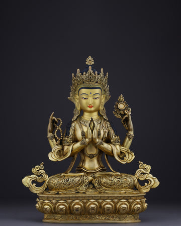 The Embodiment of Compassion | Handcrafted Chengresi Statue
