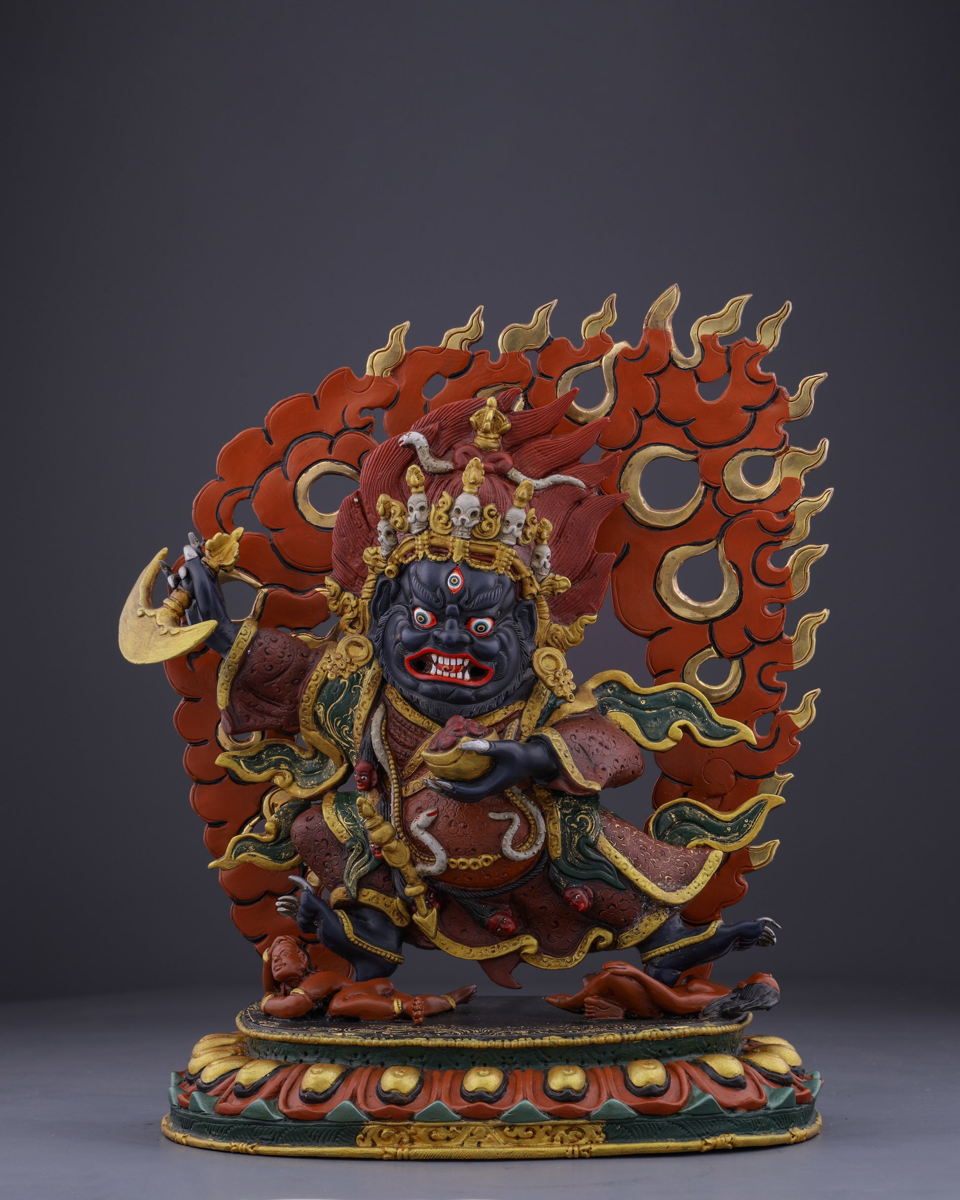 The Guardian of Sacred Transformation | Kajupa Mahakala - Authentic Handcrafted Statue