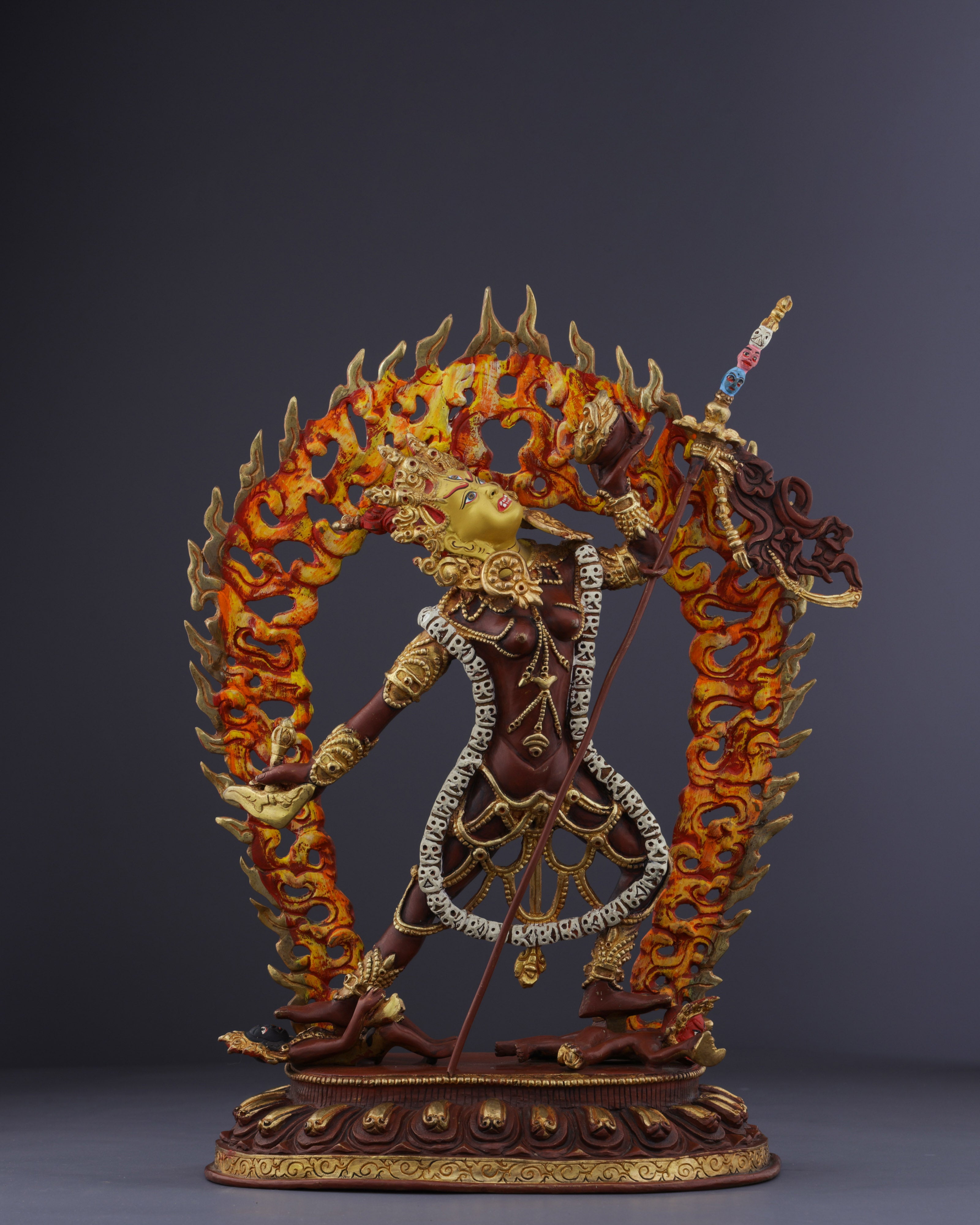 The Fierce Dakini | Nepalese Handmade Vajrayogini Statue