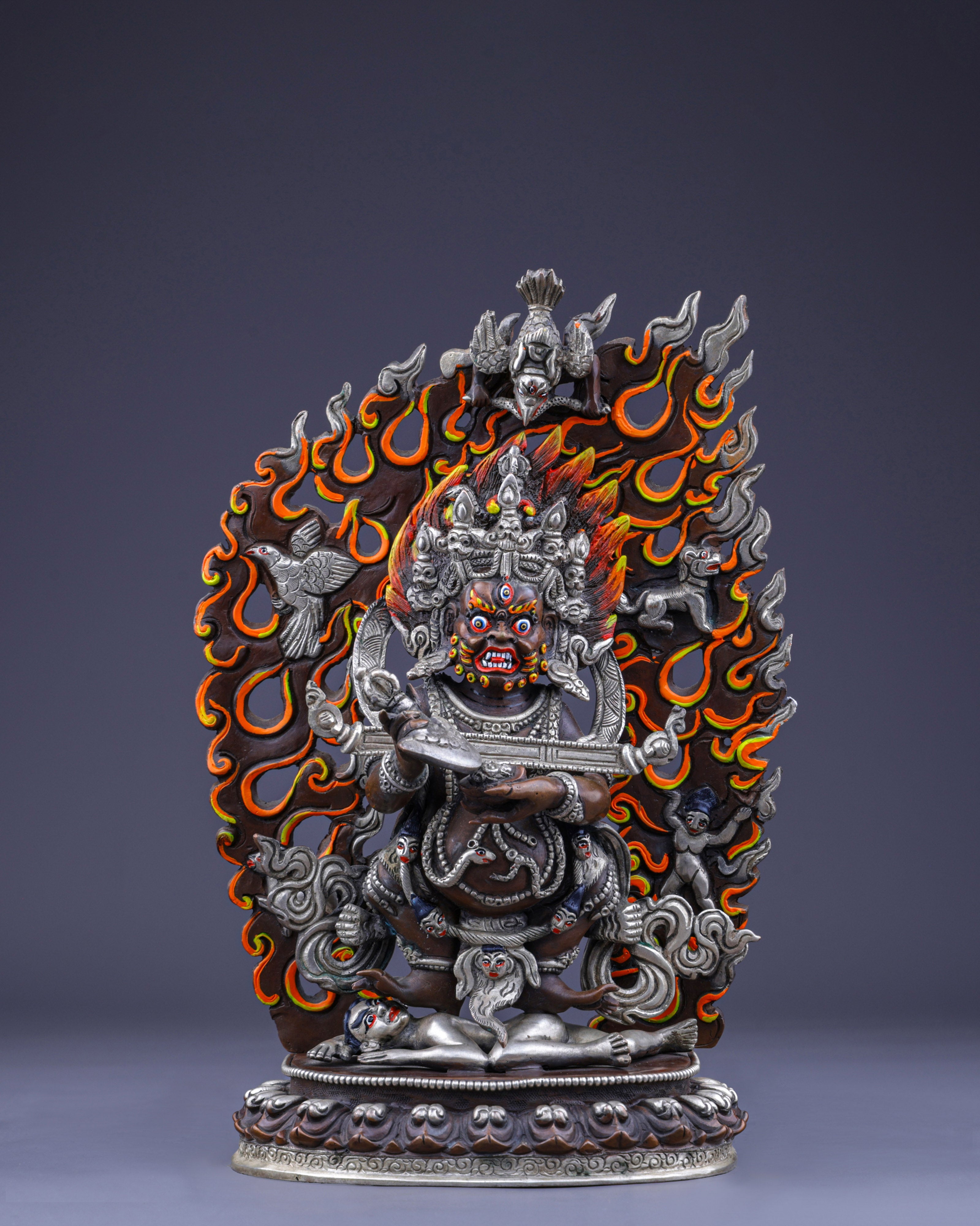 Majestic Sakya Mahakala | Supreme Protector of Ancient Wisdom