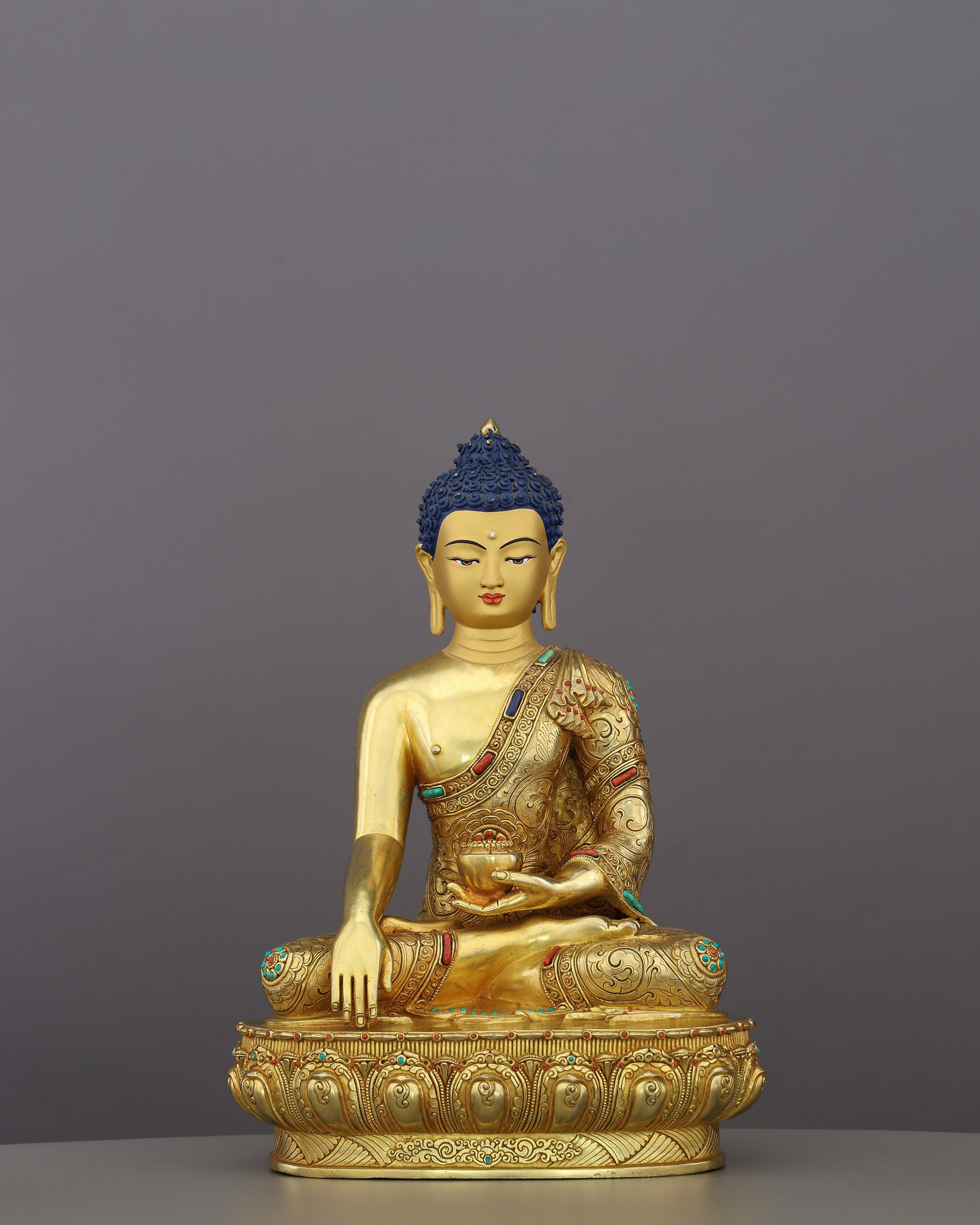 Awakened in Gold | Sakyamuni Buddha Statue That Commands Reverence - Authentic Handcrafted Statue