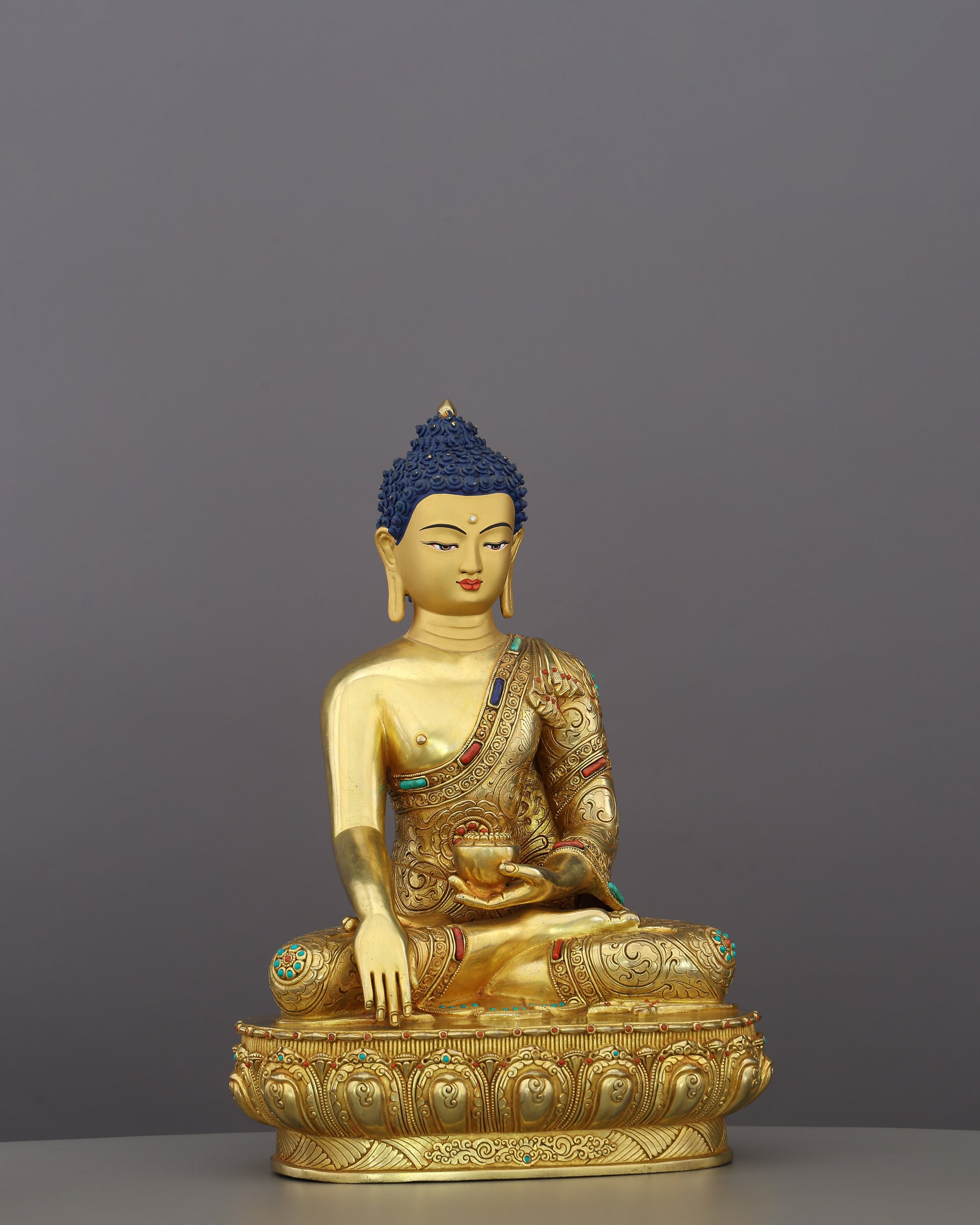 Awakened in Gold | Sakyamuni Buddha Statue That Commands Reverence - Authentic Handcrafted Statue