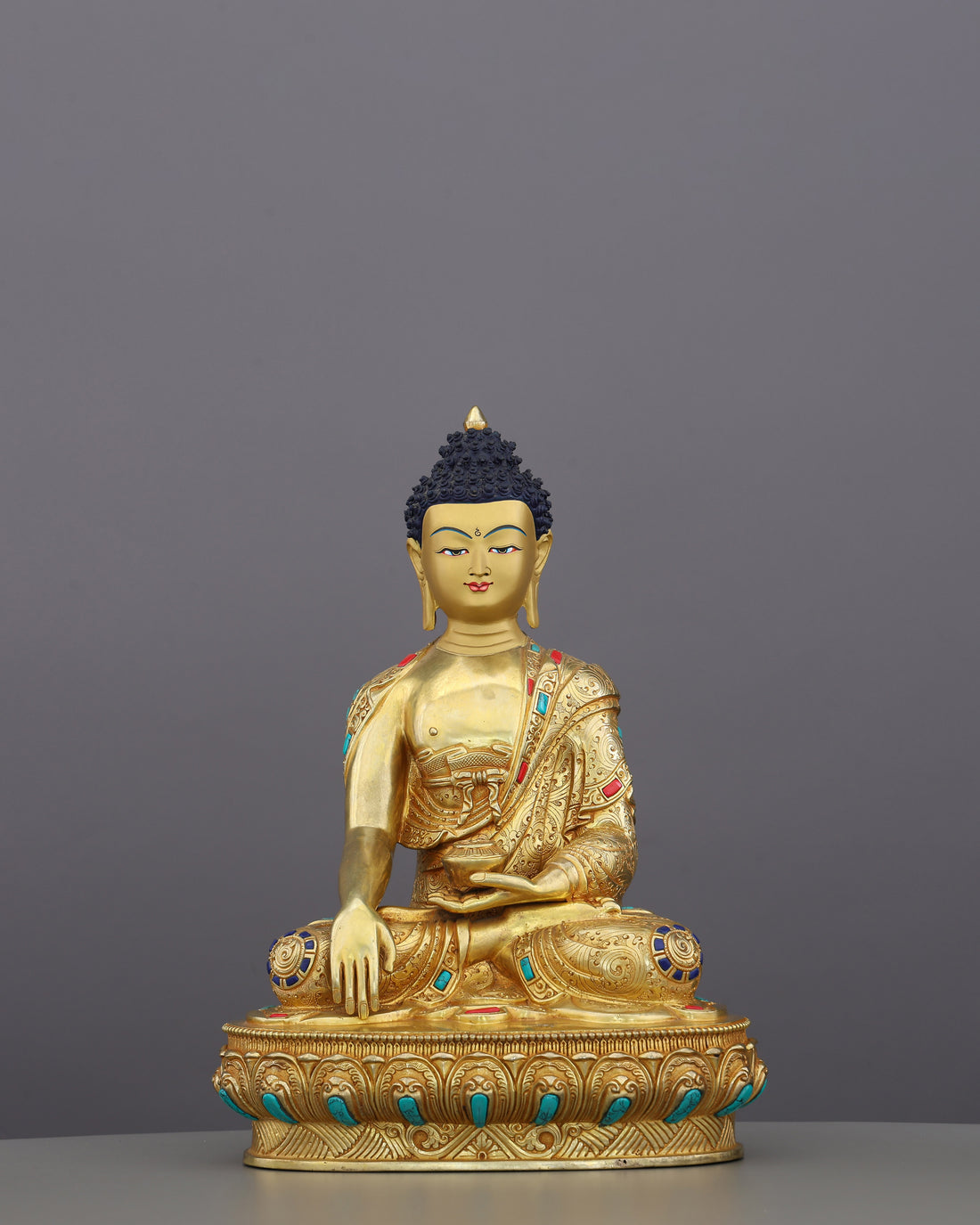Gilded Silence | Sakyamuni Buddha Statue That Transforms Every Sacred Space - Handcrafted Buddhist Statue