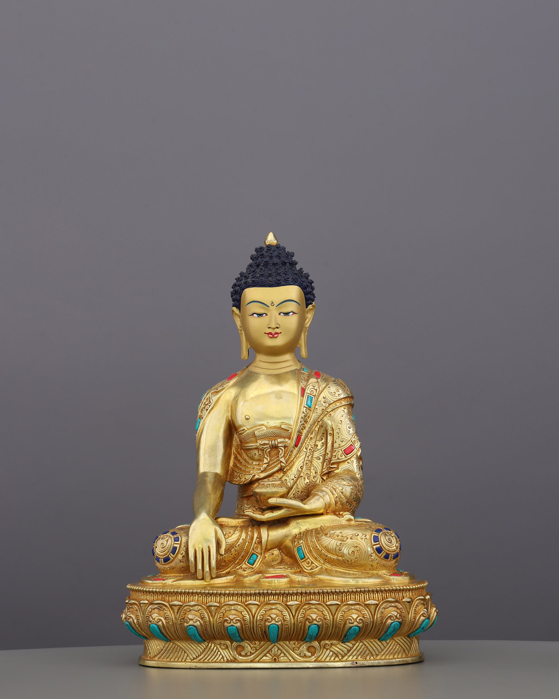 Gilded Silence | Sakyamuni Buddha Statue That Transforms Every Sacred Space - Authentic Handcrafted Statue
