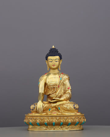 Gilded Silence | Sakyamuni Buddha Statue That Transforms Every Sacred Space