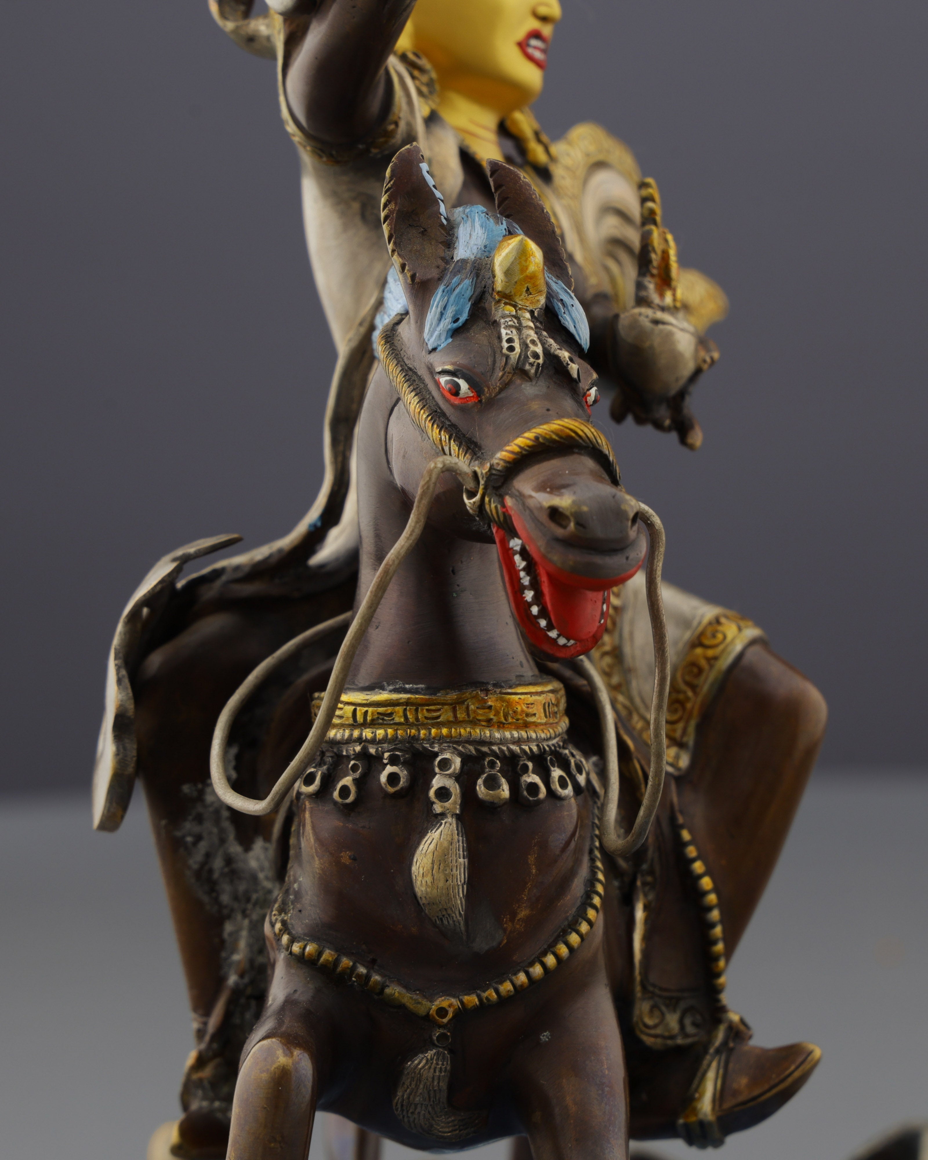 Oxidized Achi Chokyi Drolma Statue | Handcrafted Tibetan Buddhist Dharma Protector