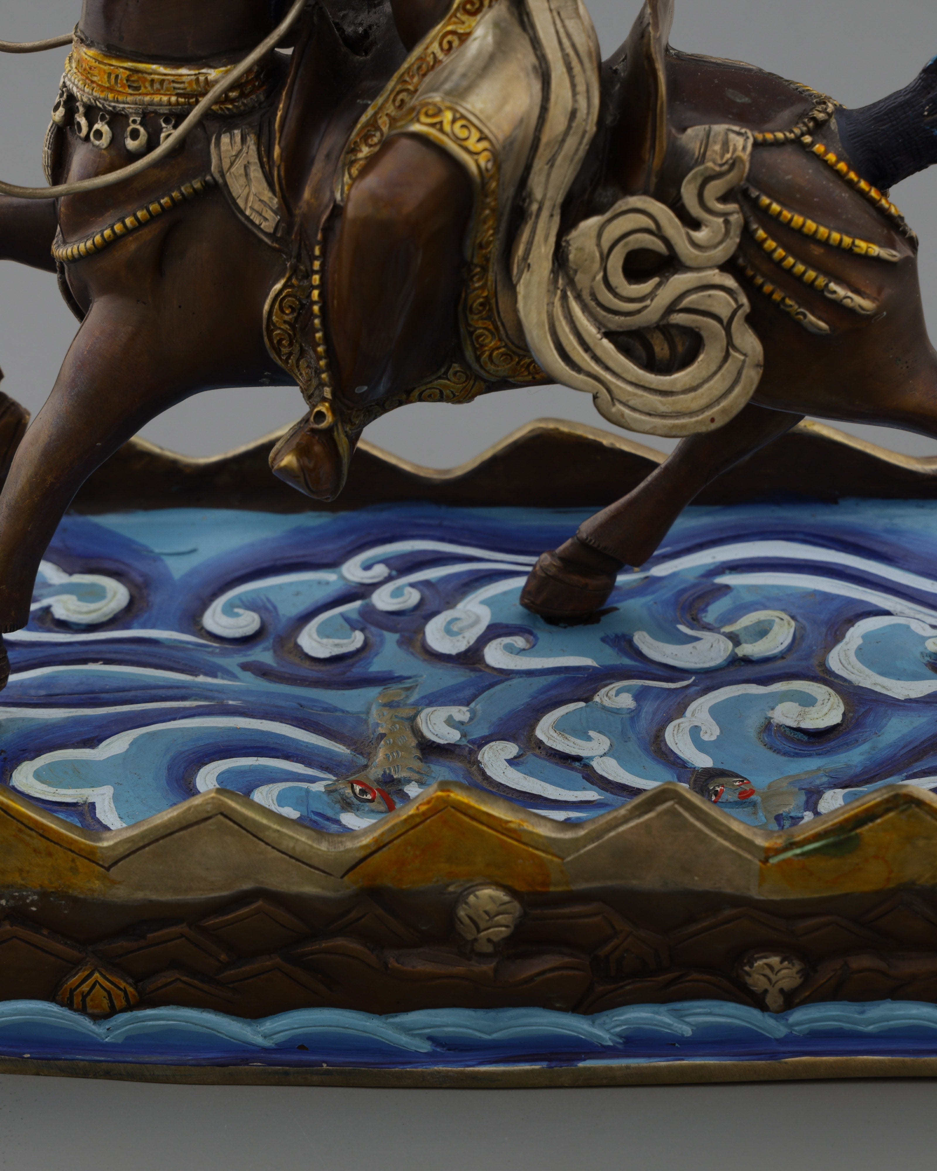 Oxidized Achi Chokyi Drolma Statue | Handcrafted Tibetan Buddhist Dharma Protector