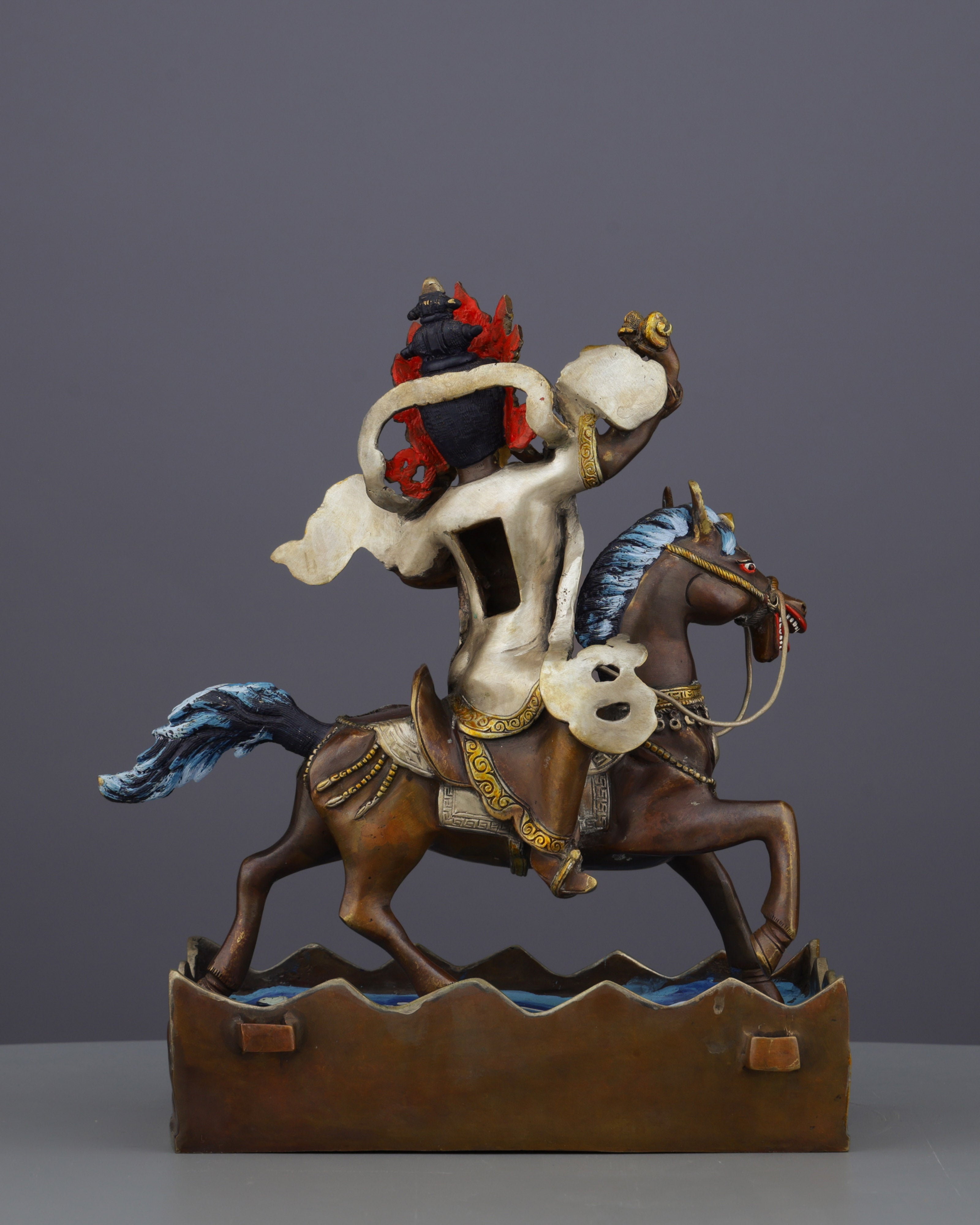 Oxidized Achi Chokyi Drolma Statue | Handcrafted Tibetan Buddhist Dharma Protector