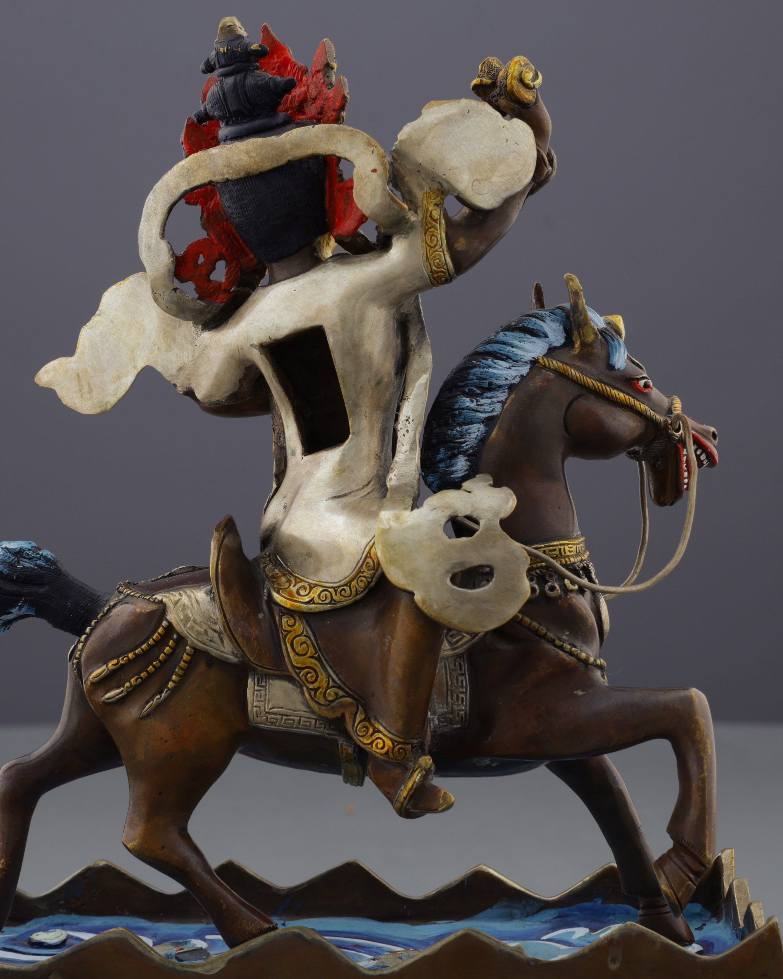 Oxidized Achi Chokyi Drolma Statue | Handcrafted Tibetan Buddhist Dharma Protector