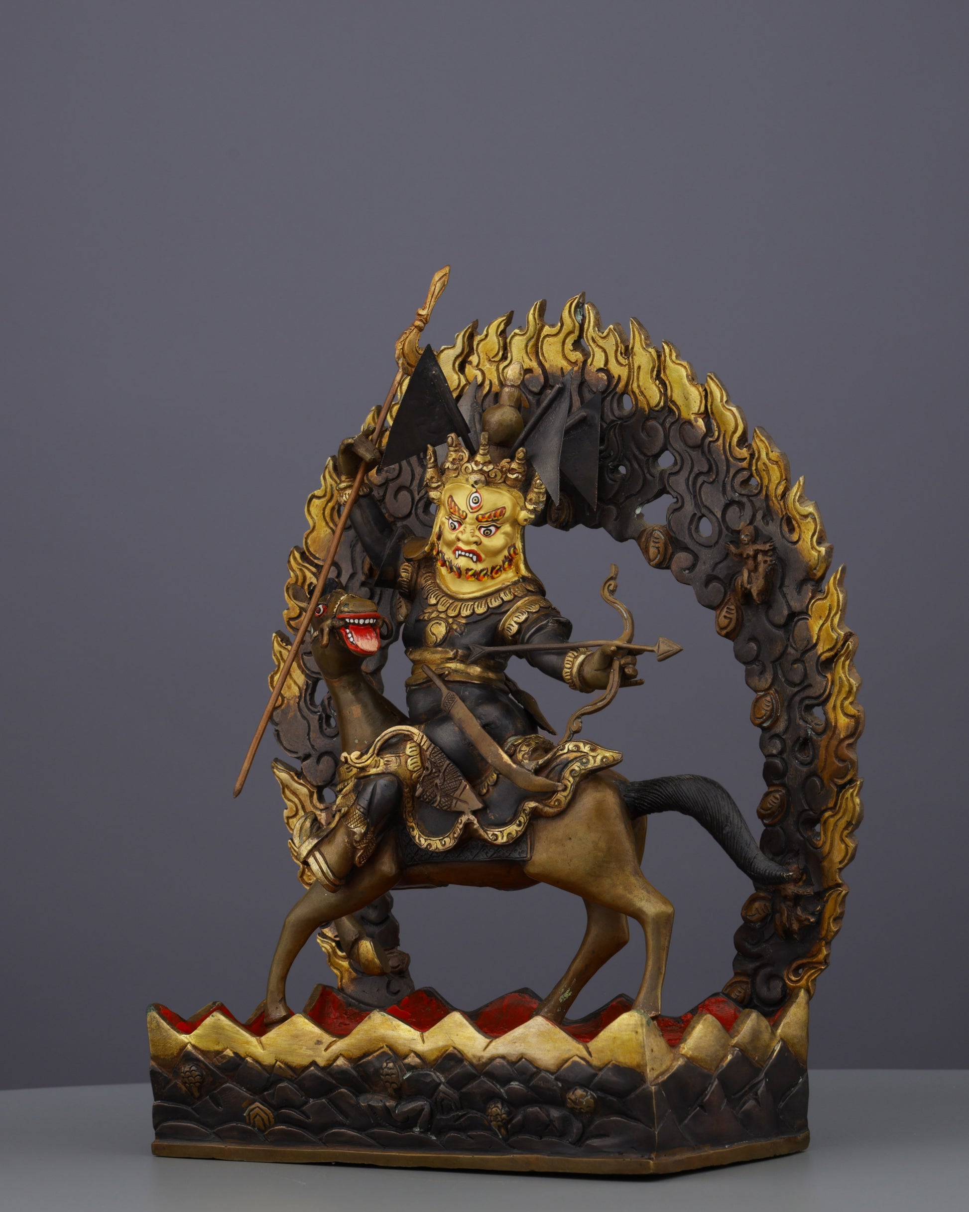 New Tshemar Statue | Divine Guardian of Longevity and Protection - Authentic Handcrafted Statue