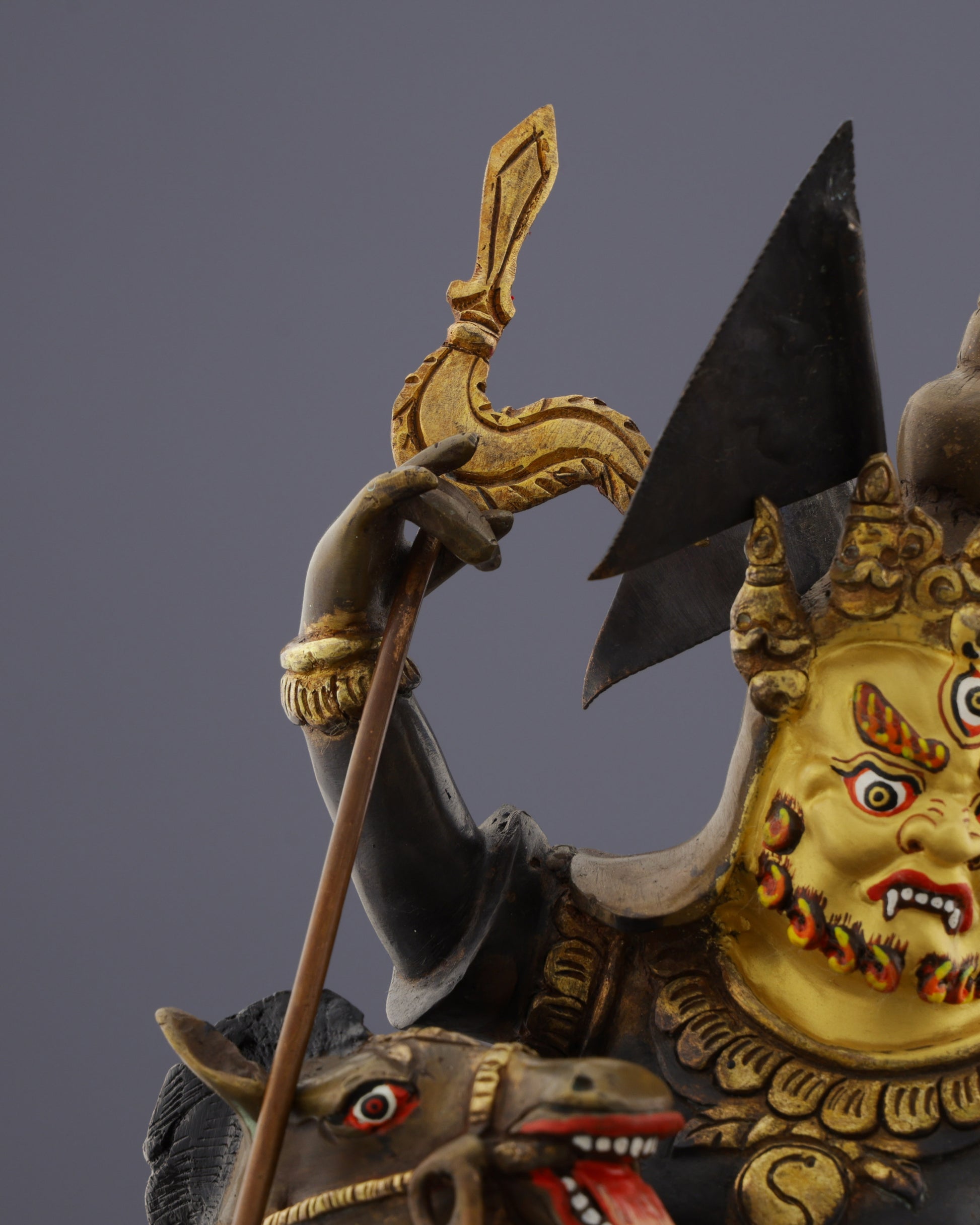 New Tshemar Statue | Divine Guardian of Longevity and Protection - Authentic Handcrafted Statue