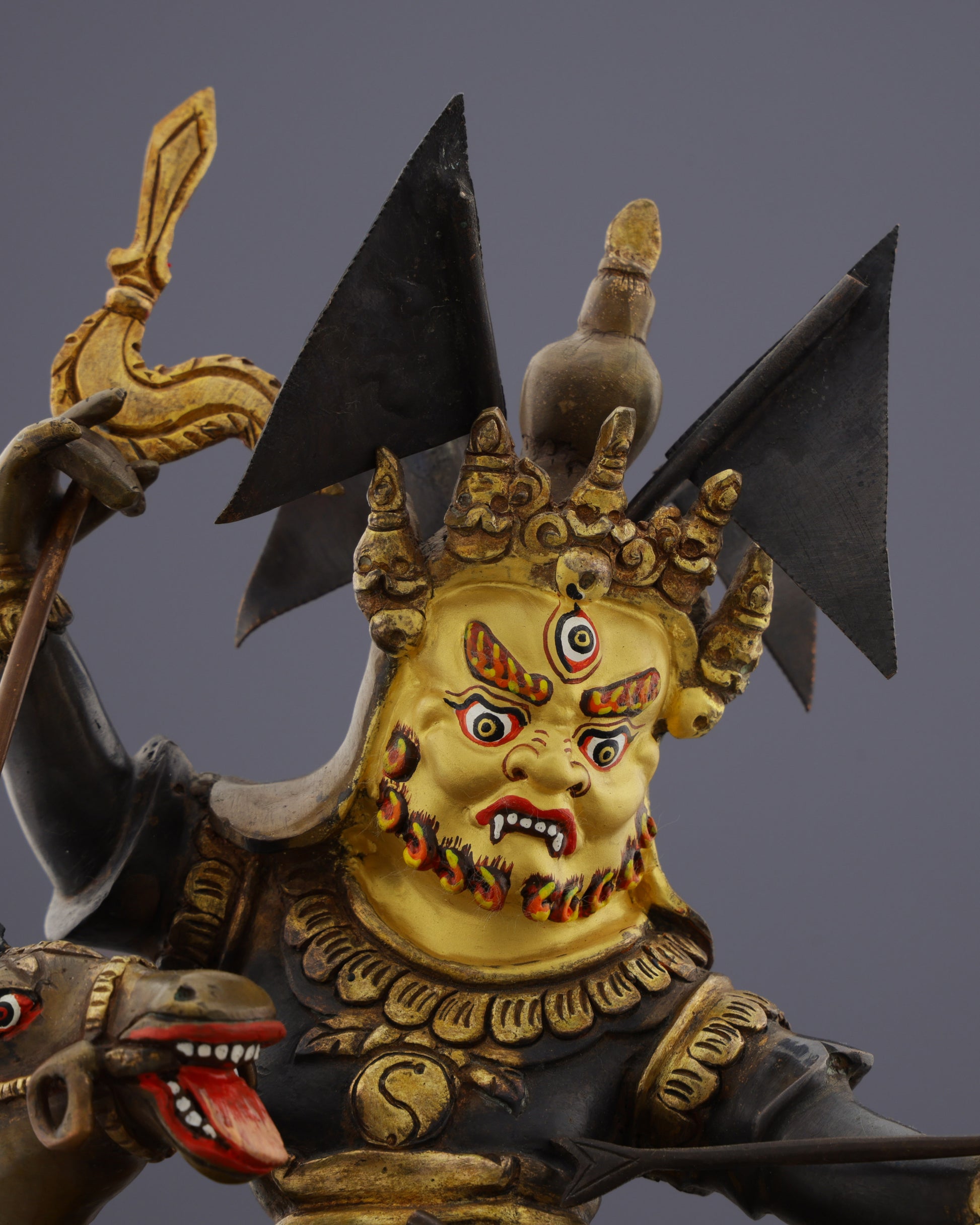 New Tshemar Statue | Divine Guardian of Longevity and Protection - Authentic Handcrafted Statue