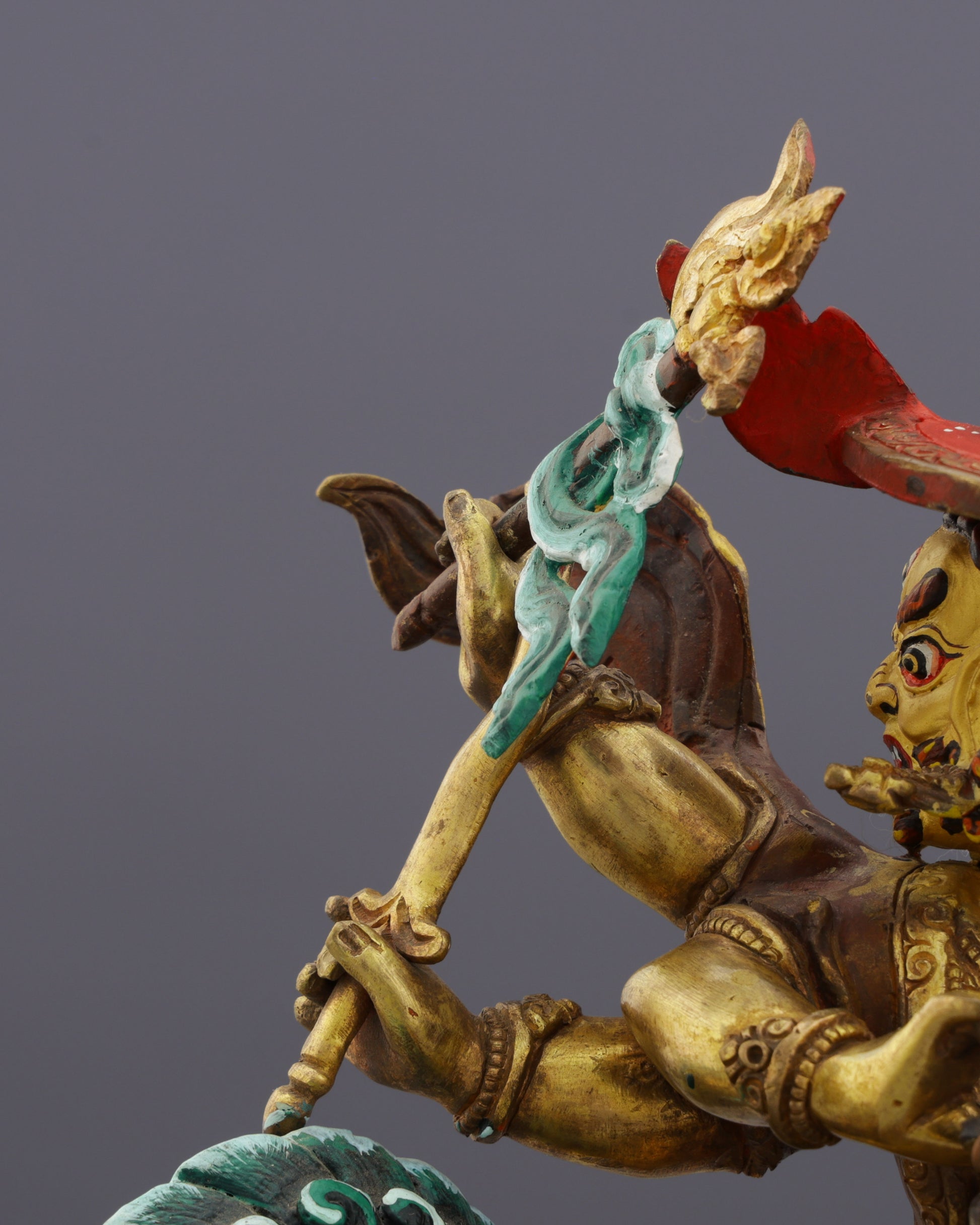 Pehar Gyalpo Statue | Guardian Deity of Tibetan Buddhism - Authentic Handcrafted Statue