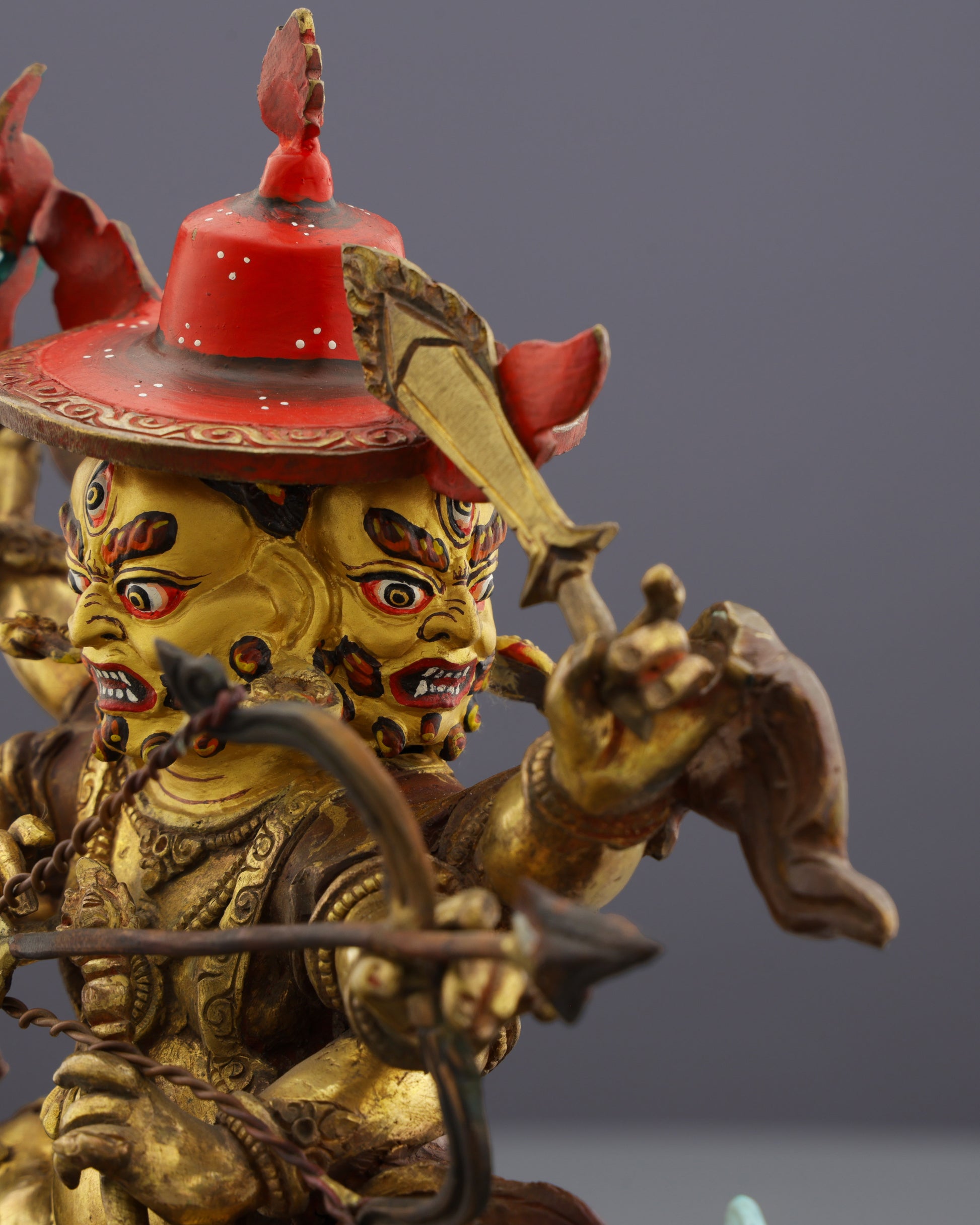 Pehar Gyalpo Statue | Guardian Deity of Tibetan Buddhism - Authentic Handcrafted Statue