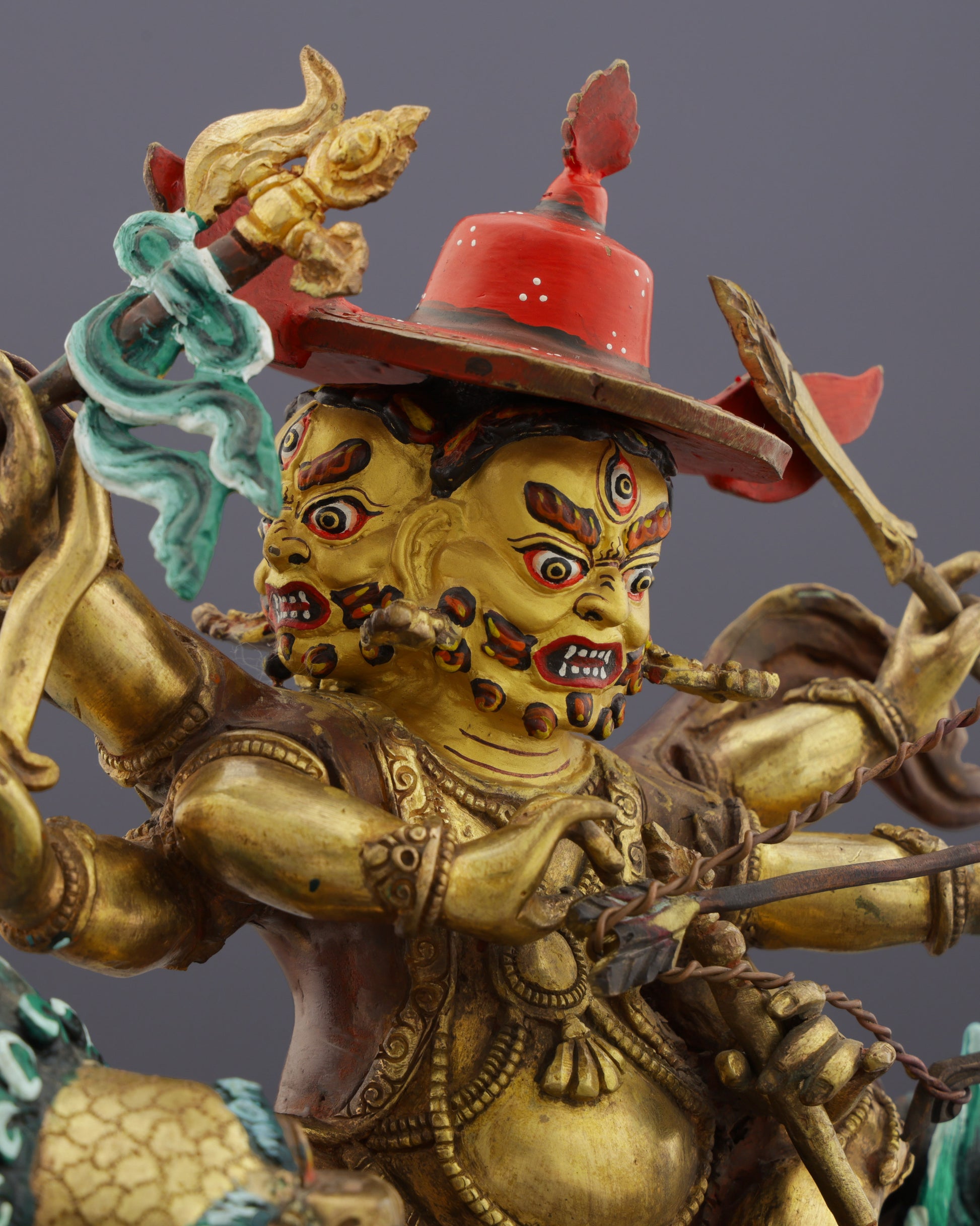 Pehar Gyalpo Statue | Guardian Deity of Tibetan Buddhism - Authentic Handcrafted Statue