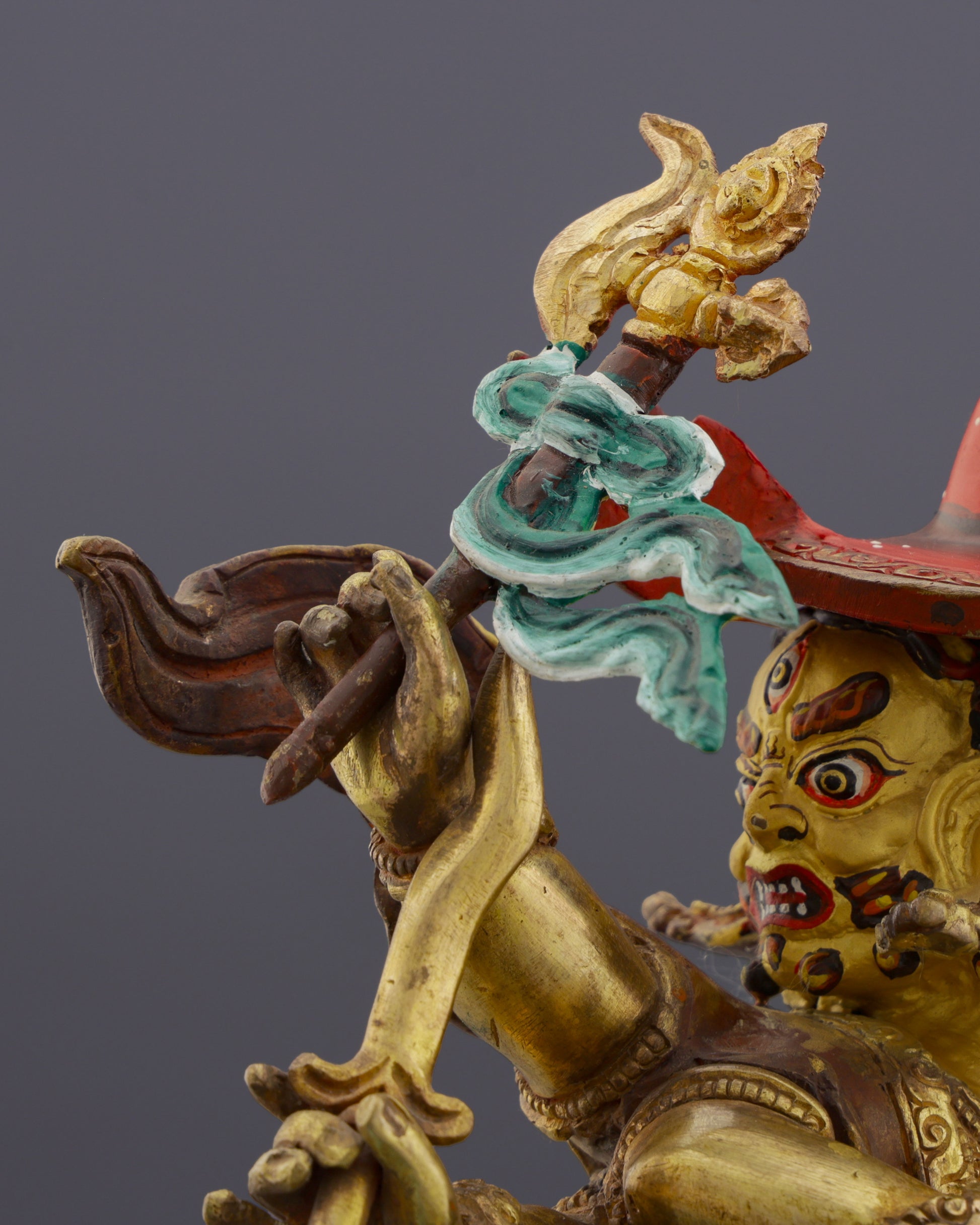 Pehar Gyalpo Statue | Guardian Deity of Tibetan Buddhism - Authentic Handcrafted Statue