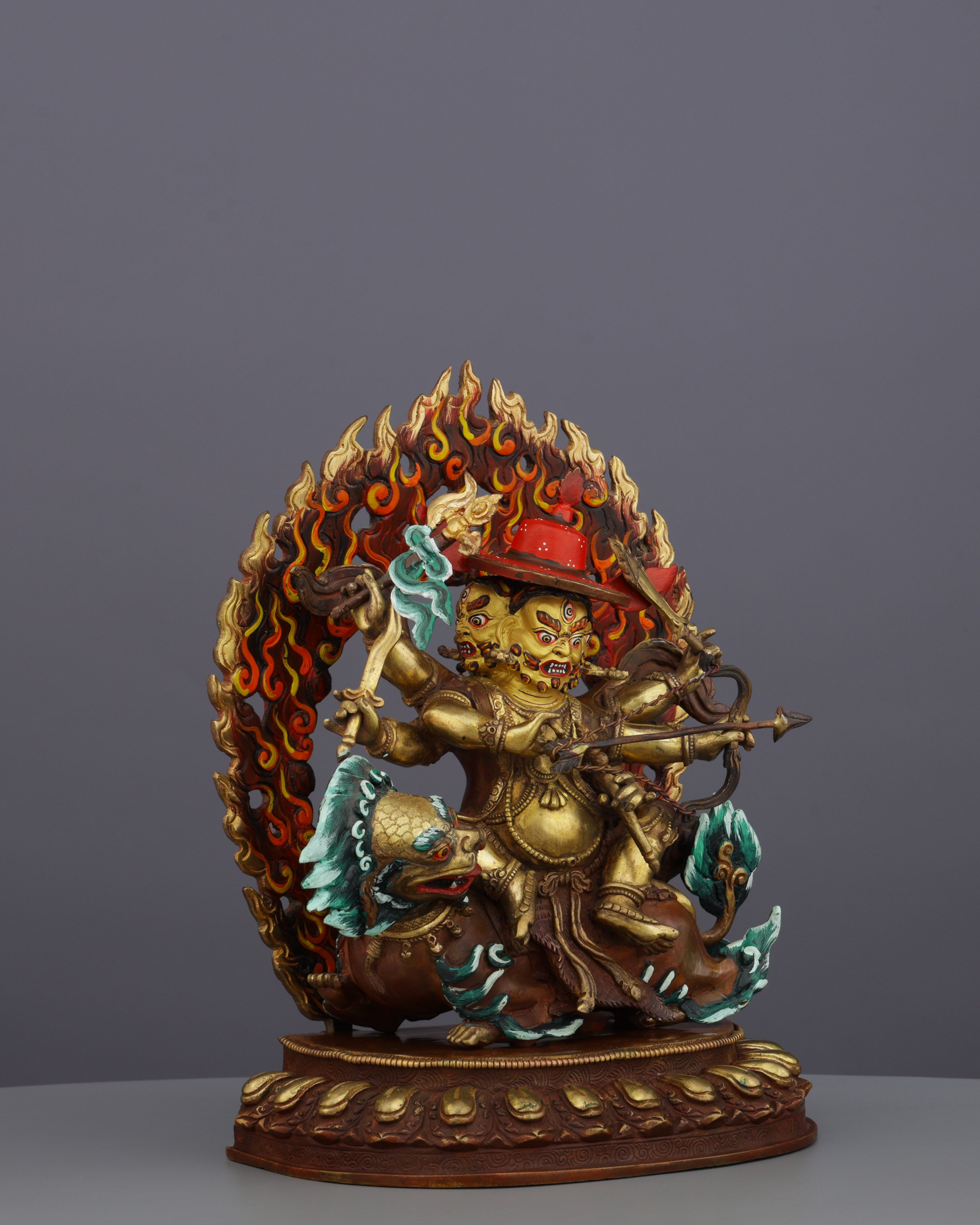 Pehar Gyalpo Statue | Guardian Deity of Tibetan Buddhism