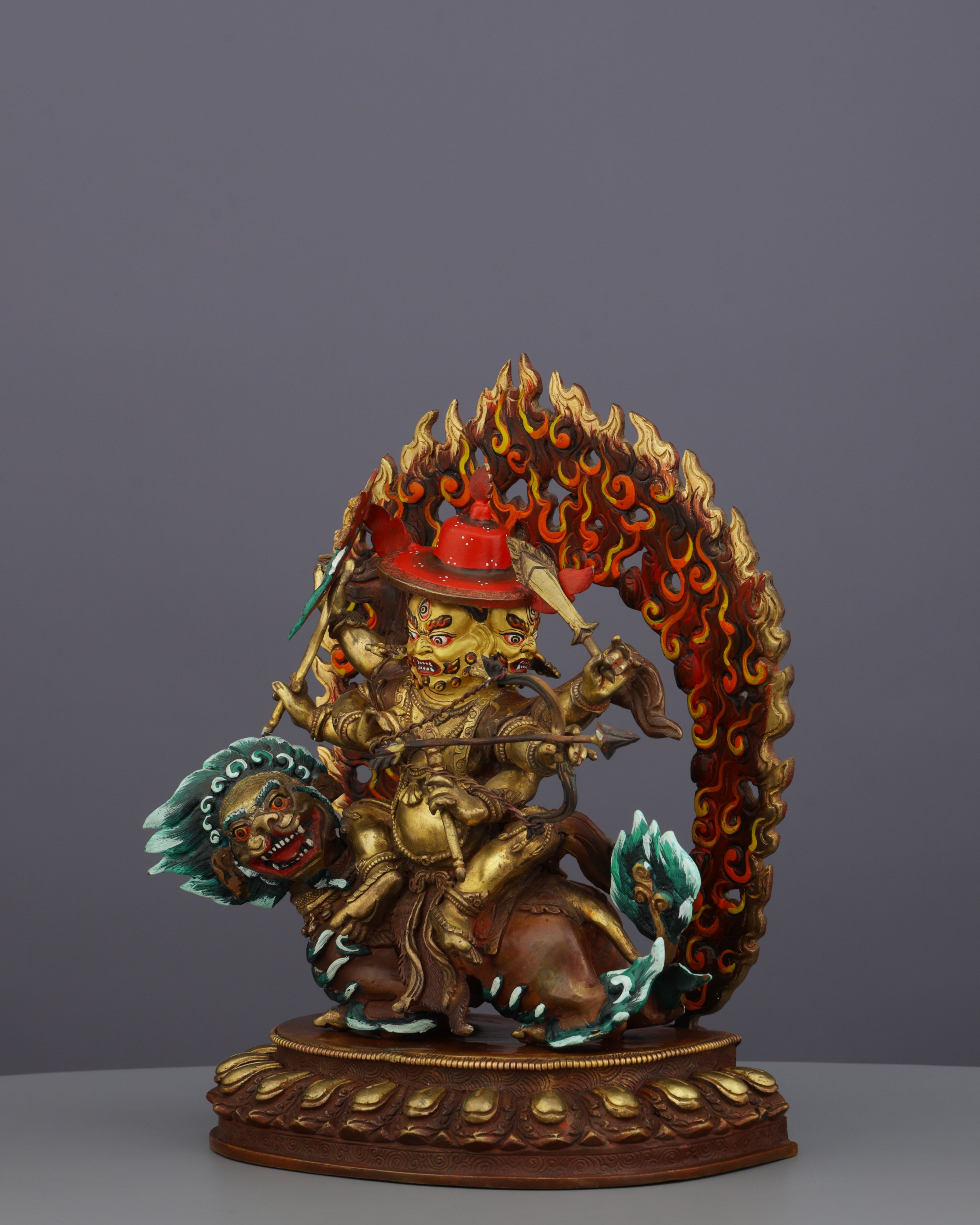 Pehar Gyalpo Statue | Guardian Deity of Tibetan Buddhism