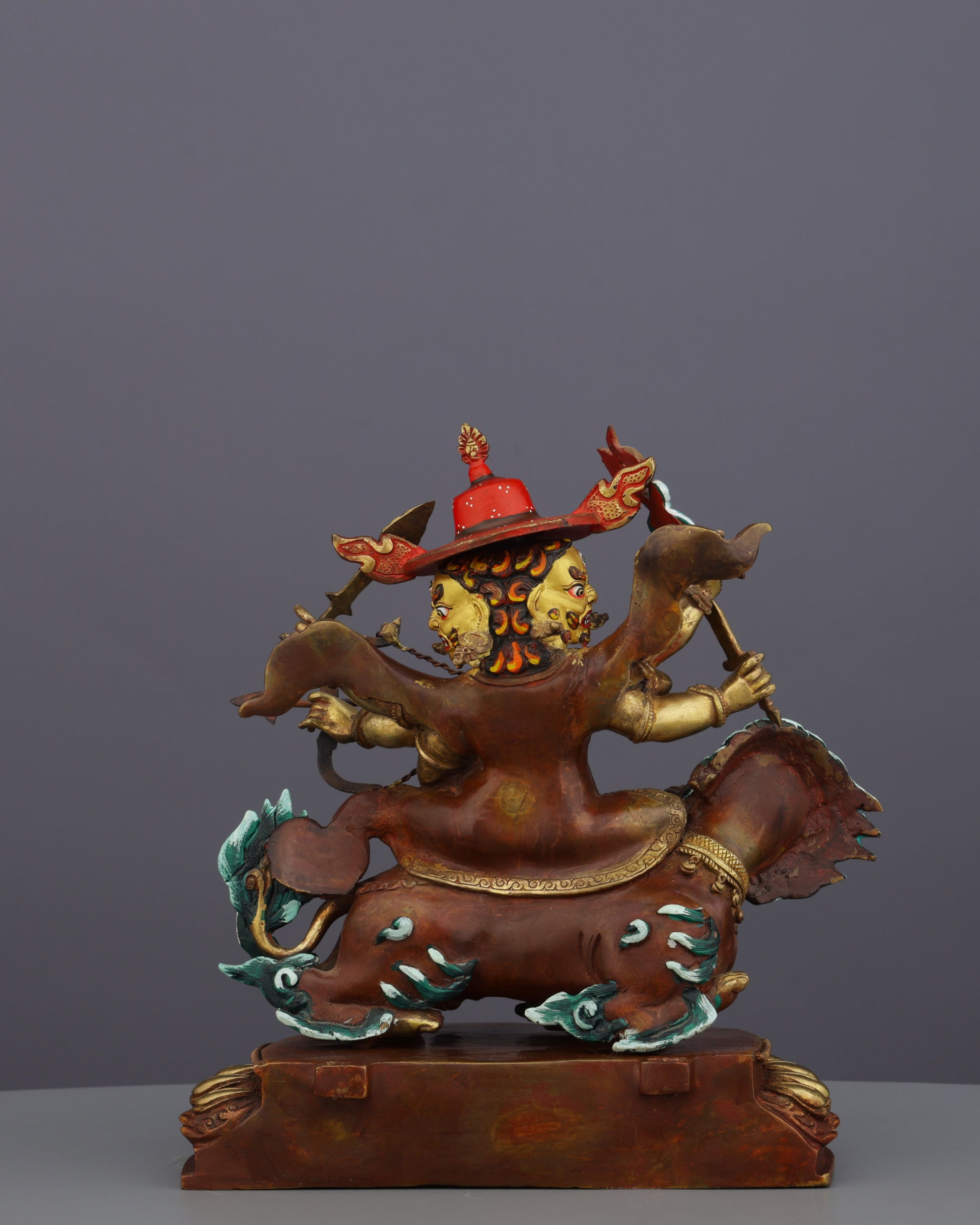 Pehar Gyalpo Statue | Guardian Deity of Tibetan Buddhism - Authentic Handcrafted Statue