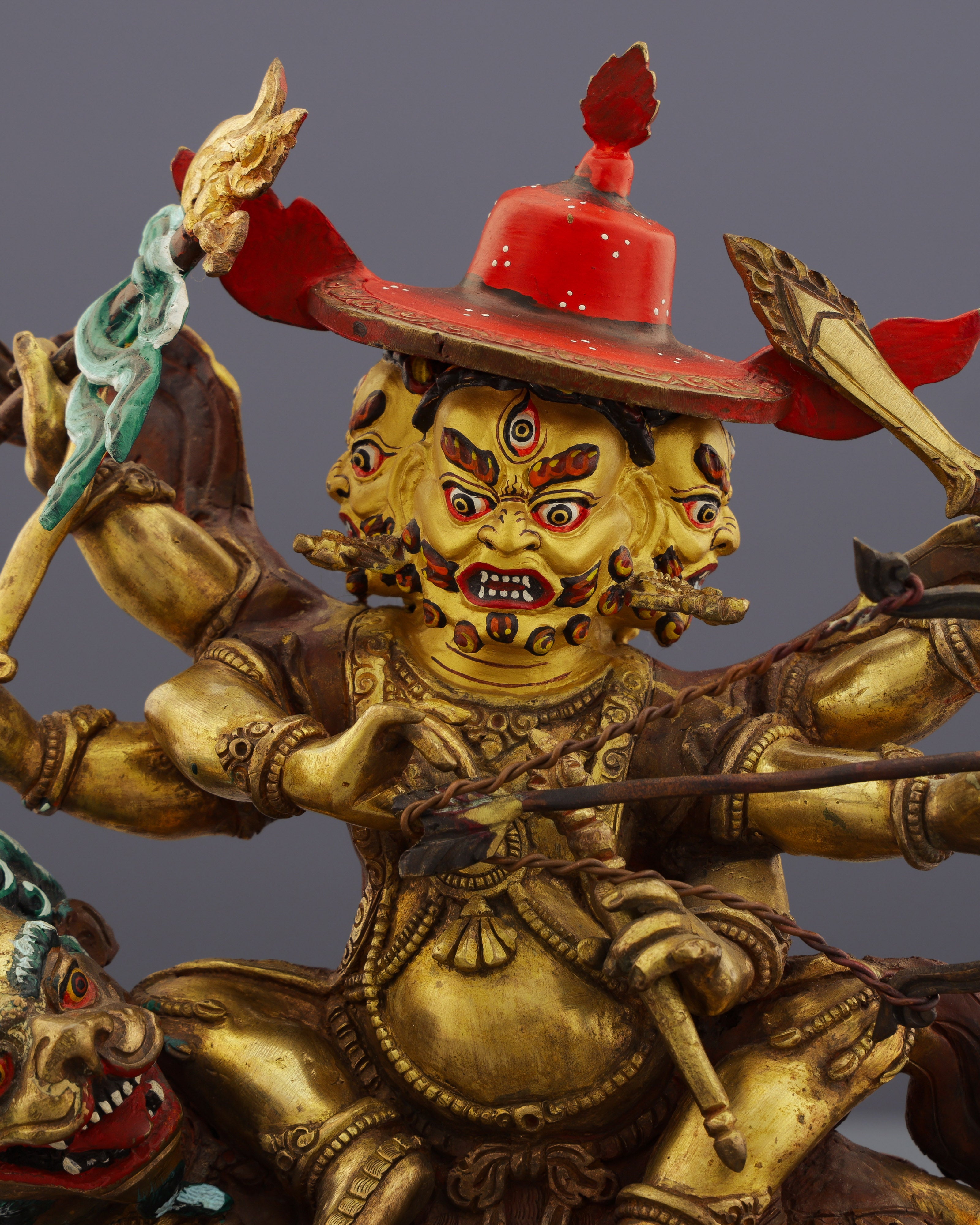 Pehar Gyalpo Statue | Guardian Deity of Tibetan Buddhism
