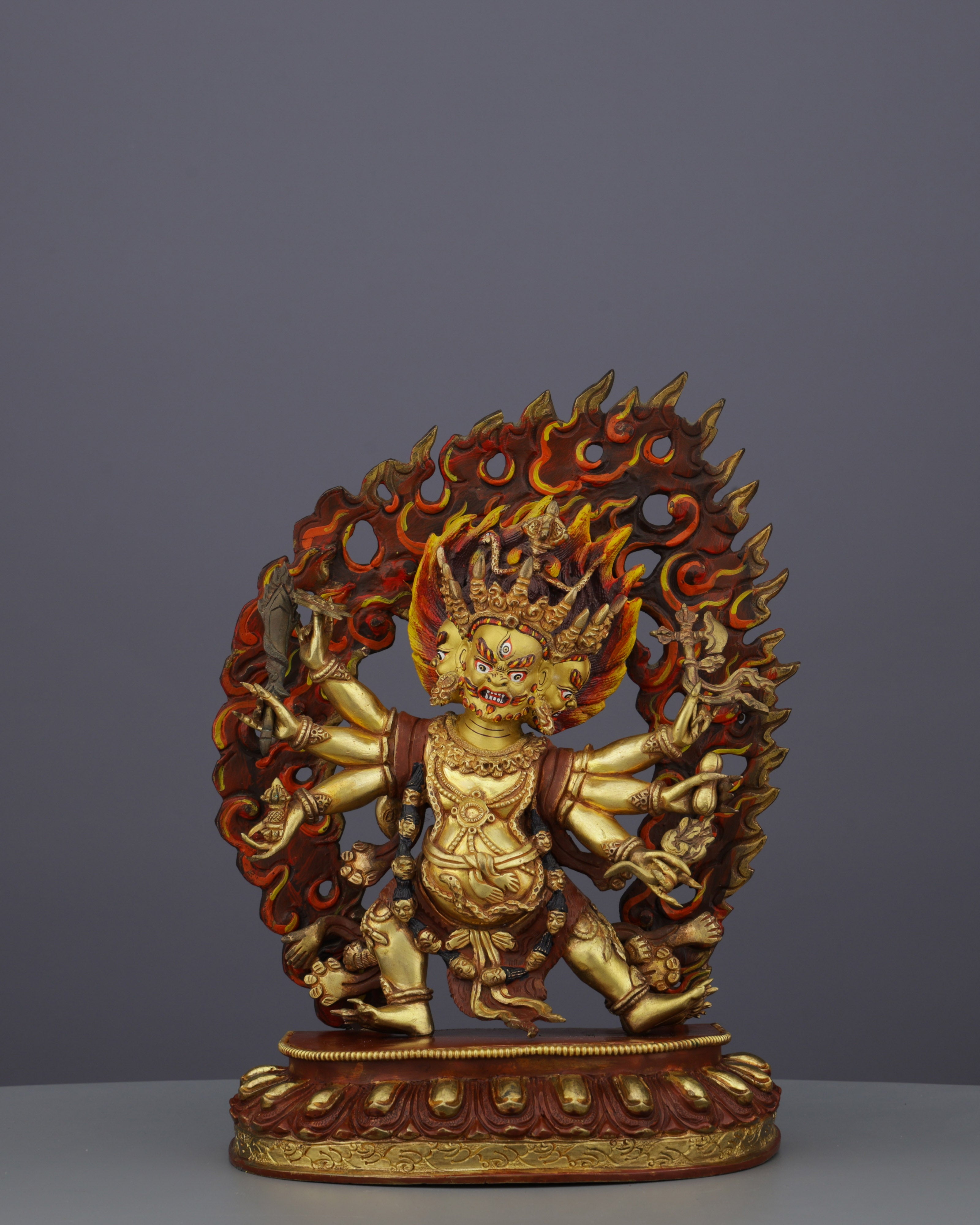 Six Armed Yamantaka Statue | Conqueror of Death and Darkness