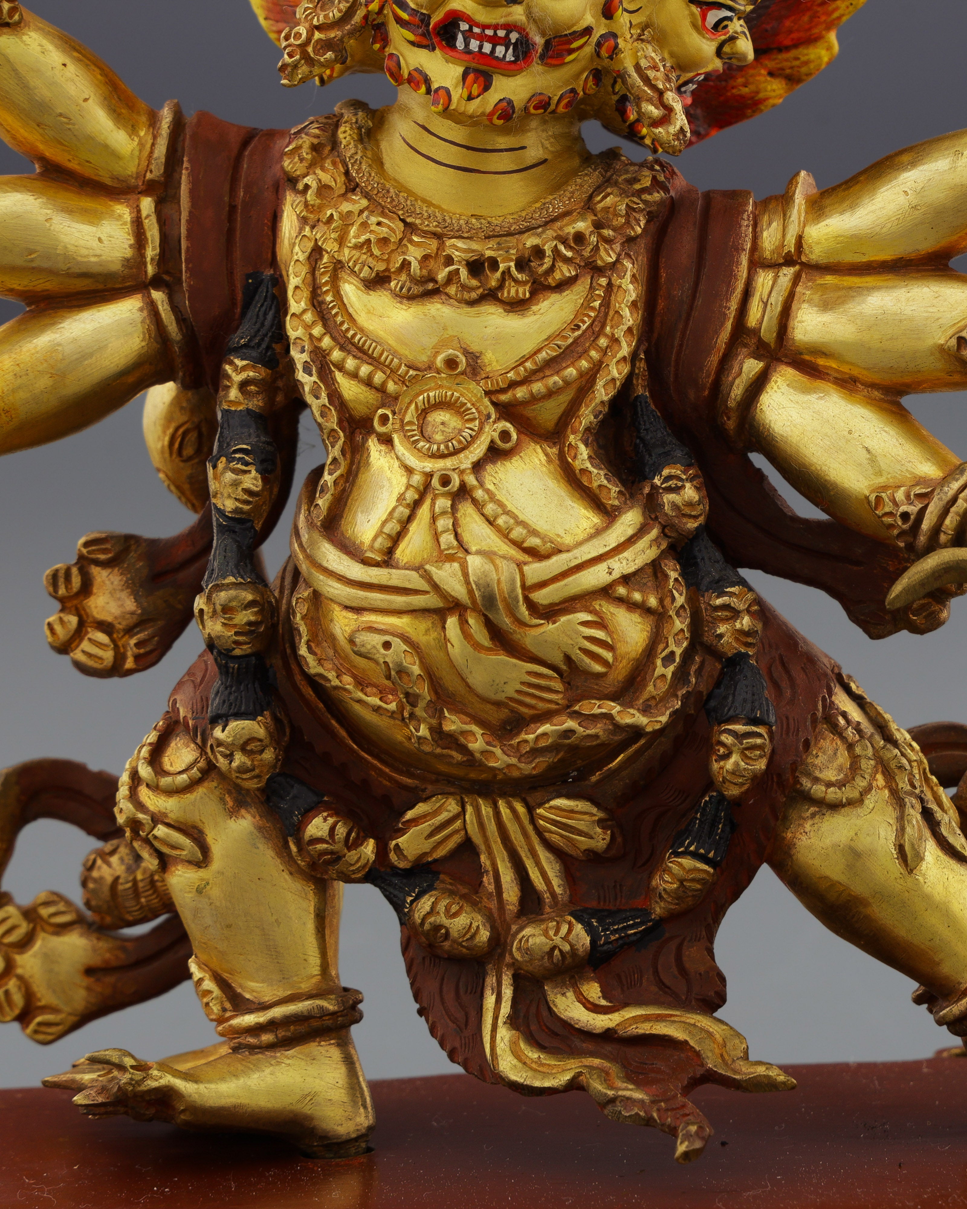 Six Armed Yamantaka Statue | Conqueror of Death and Darkness