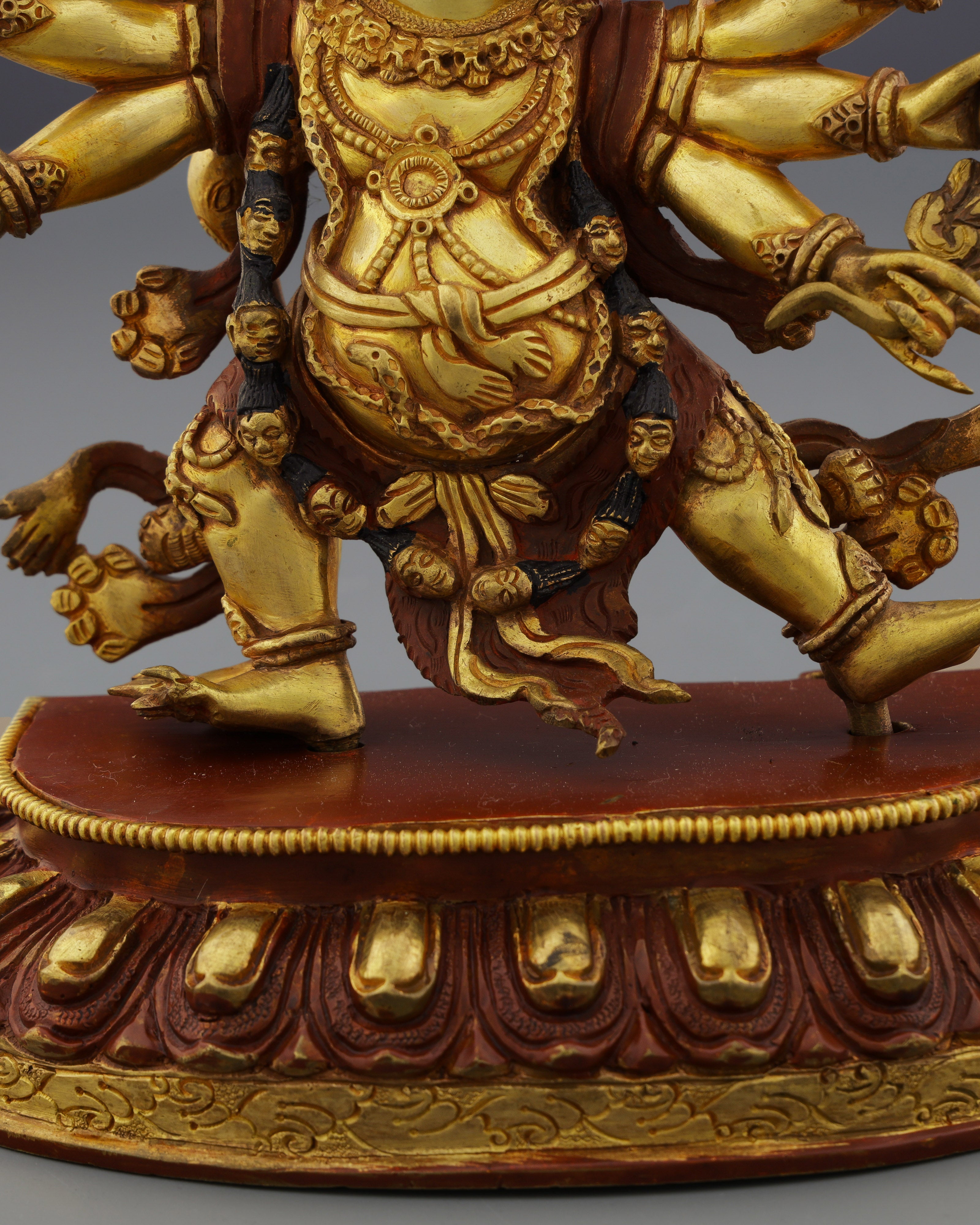 Six Armed Yamantaka Statue | Conqueror of Death and Darkness