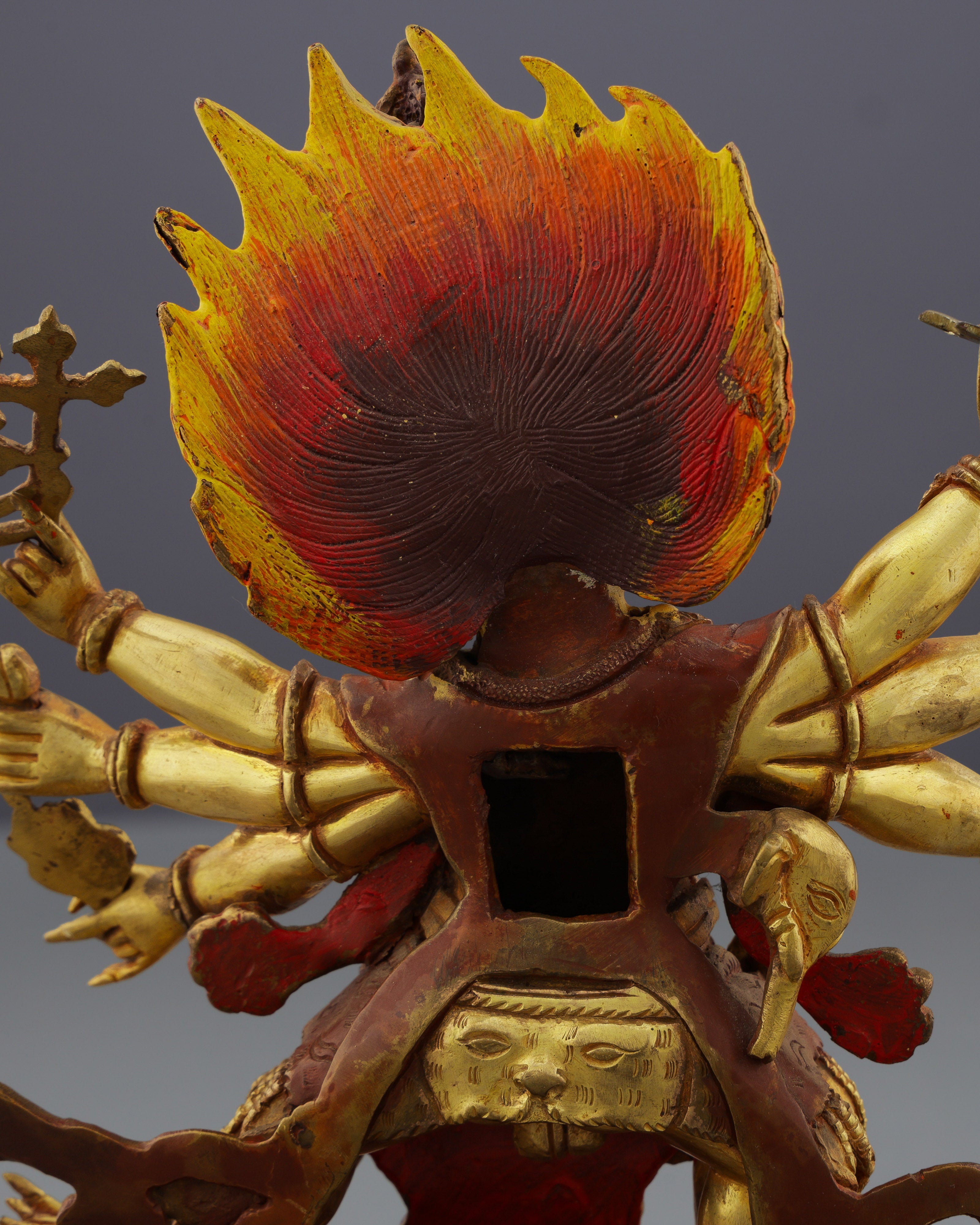 Six Armed Yamantaka Statue | Conqueror of Death and Darkness